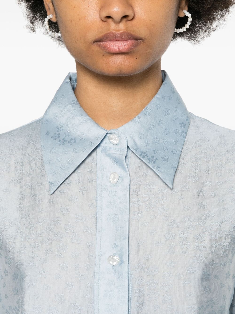 Carmen floral-embroidered shirt - 5