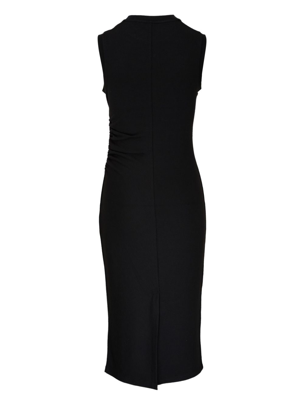 ruched sleeveless midi dress - 2