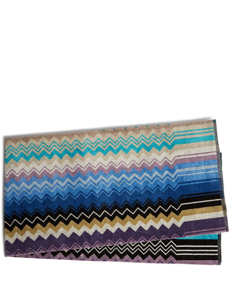 Giacomo zig zag print towel 1