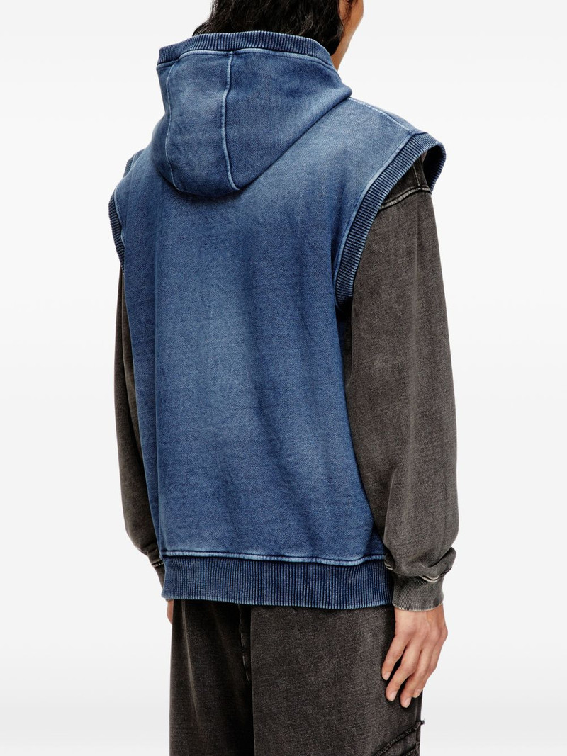 S-Hakel logo-detail zip-up hoodie 4