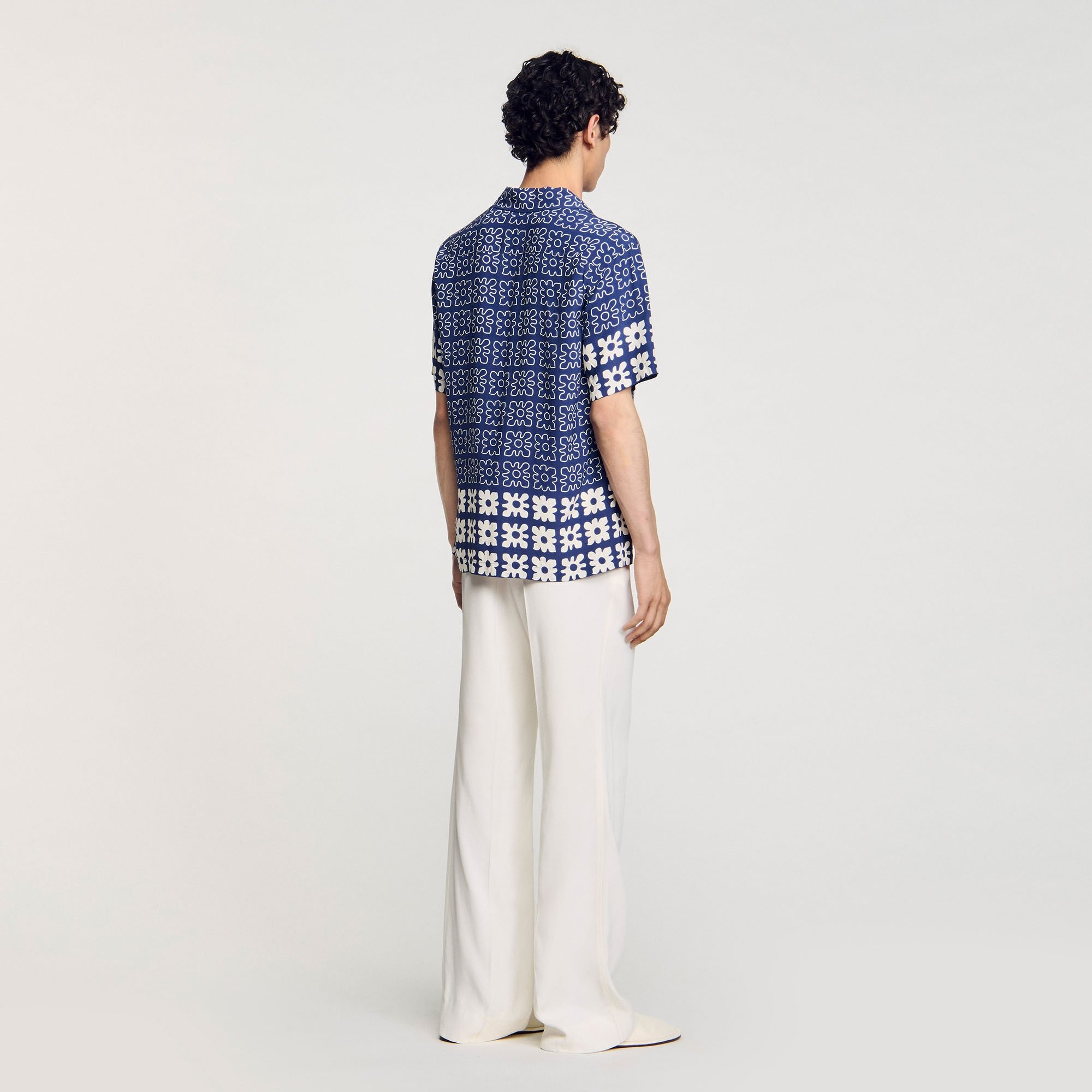 FLORAL MOTIF SHIRT - 5
