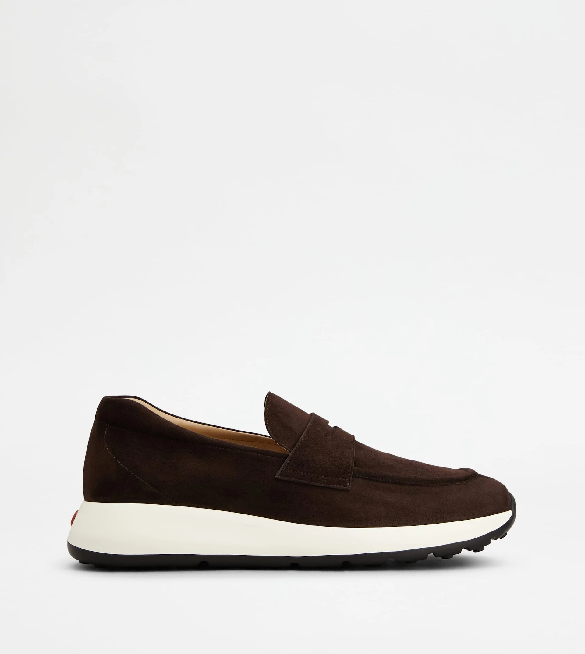 SPORTY LOAFERS IN SUEDE - BROWN - 1