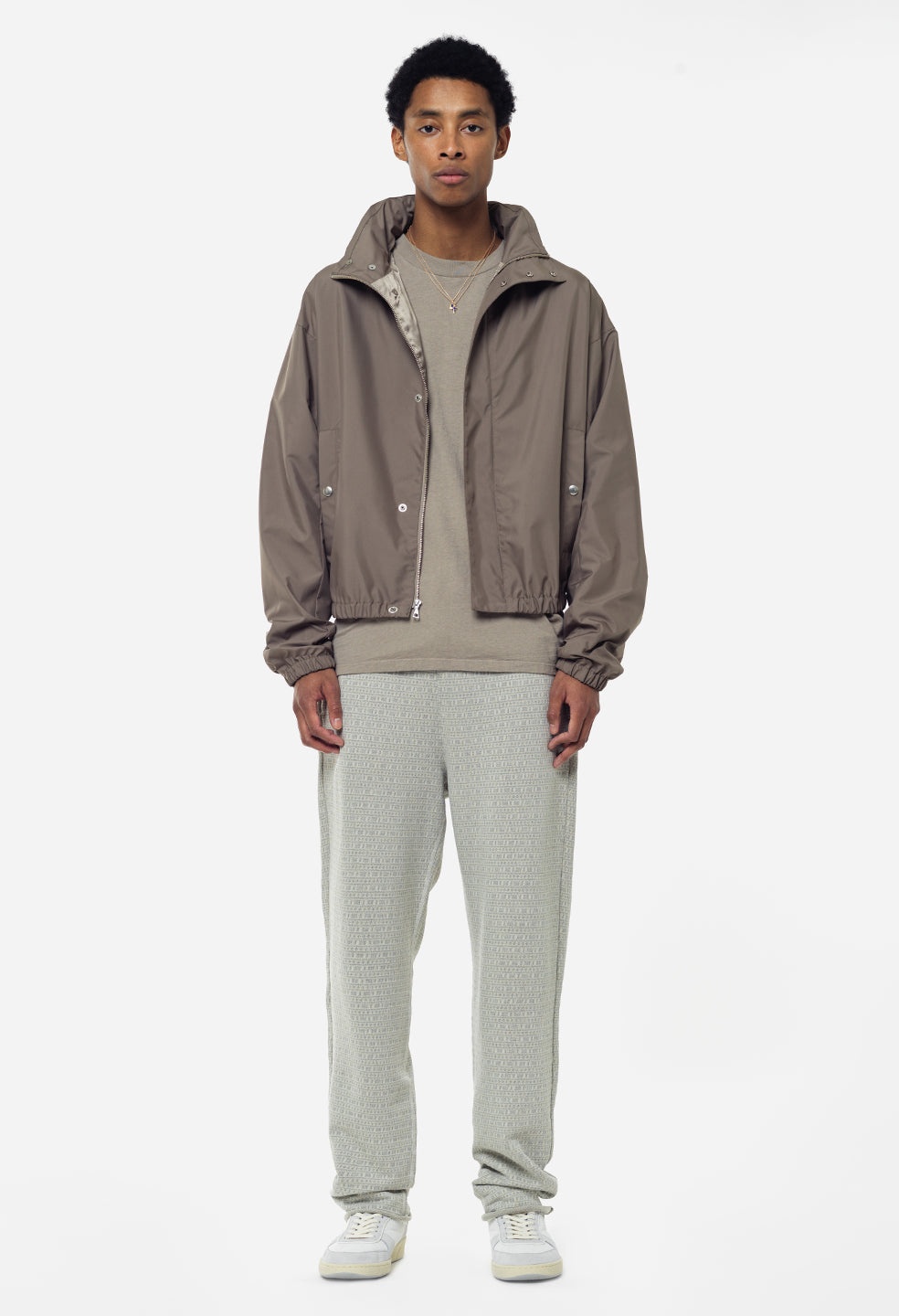 RAW EDGE JACQUARD SWEATS - 3
