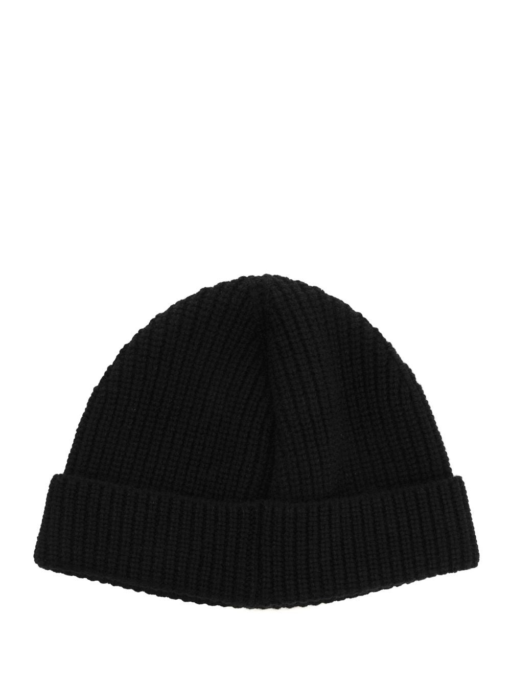 Beanie | Knitted | Cachemire / Vlogo Metal Hats Black - 2