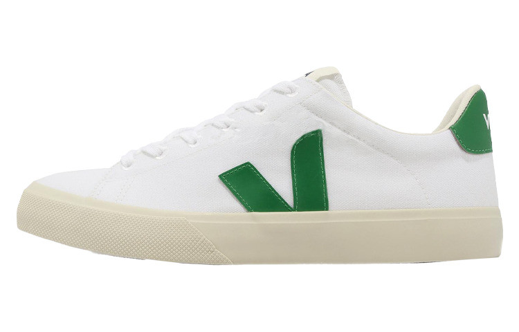 Veja Campo Low-Top Sneakers 'White Green' CA0103144B - 2