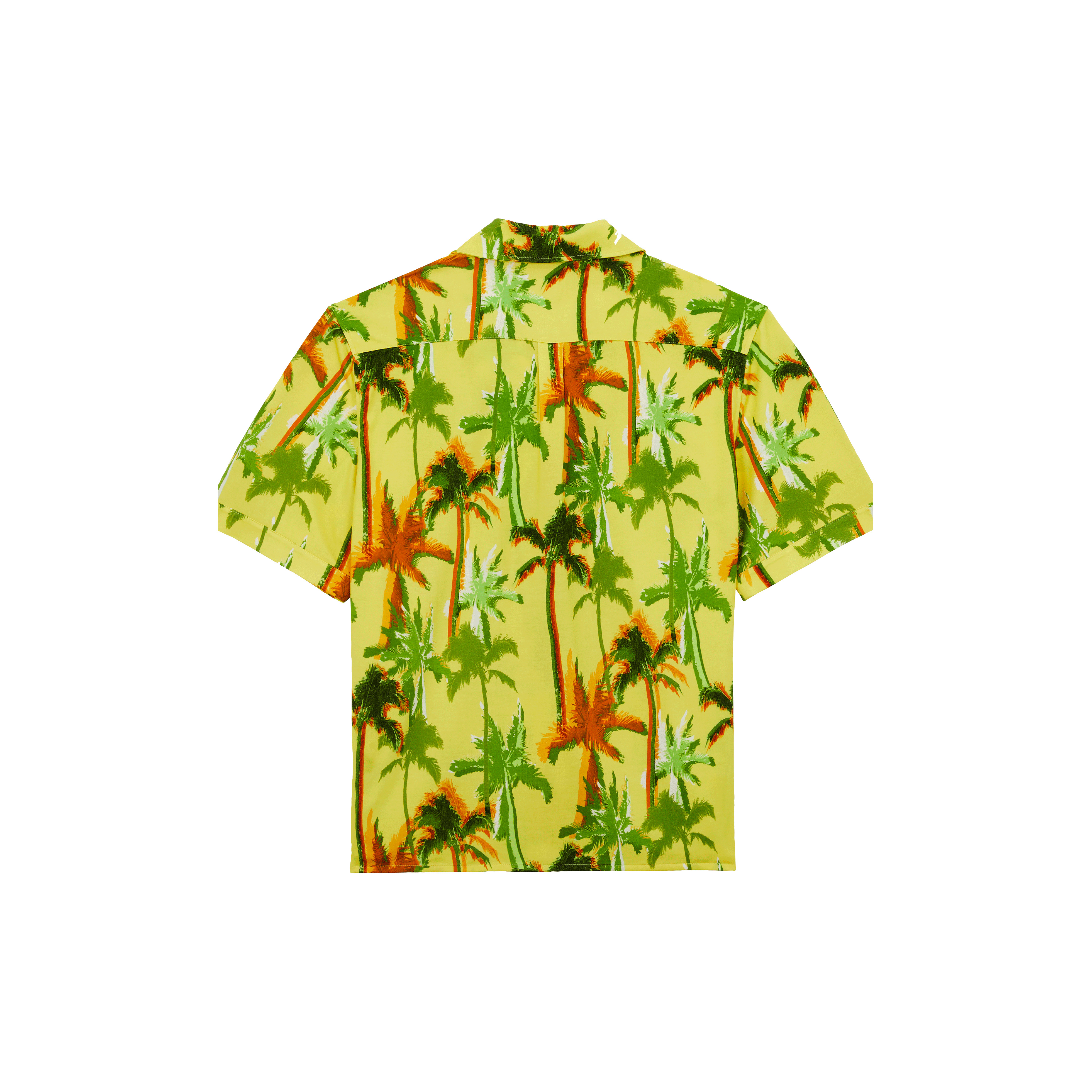 Men Cotton Shirt Palms Offset - 2