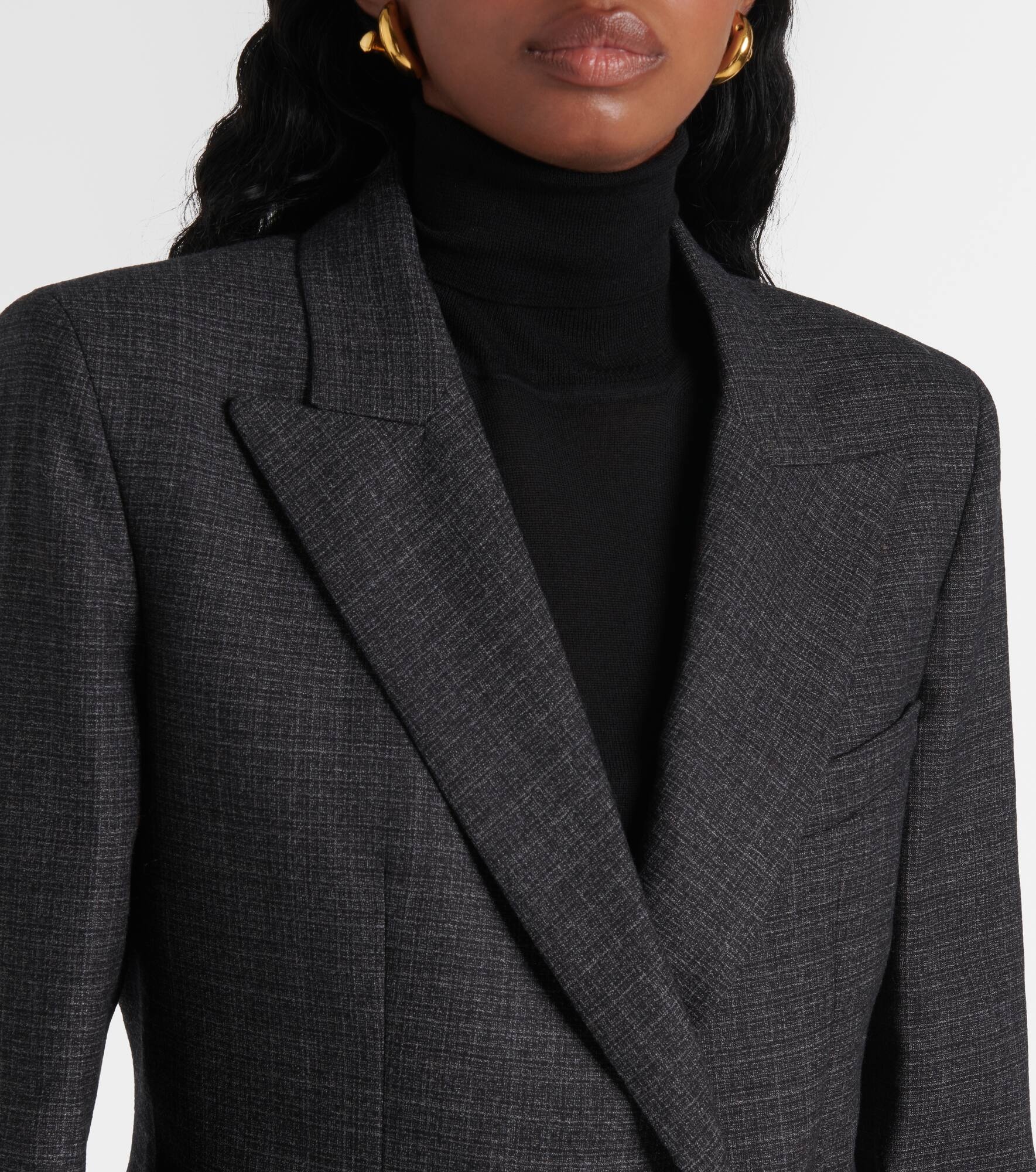 Hunley Charmer checked wool blazer - 4