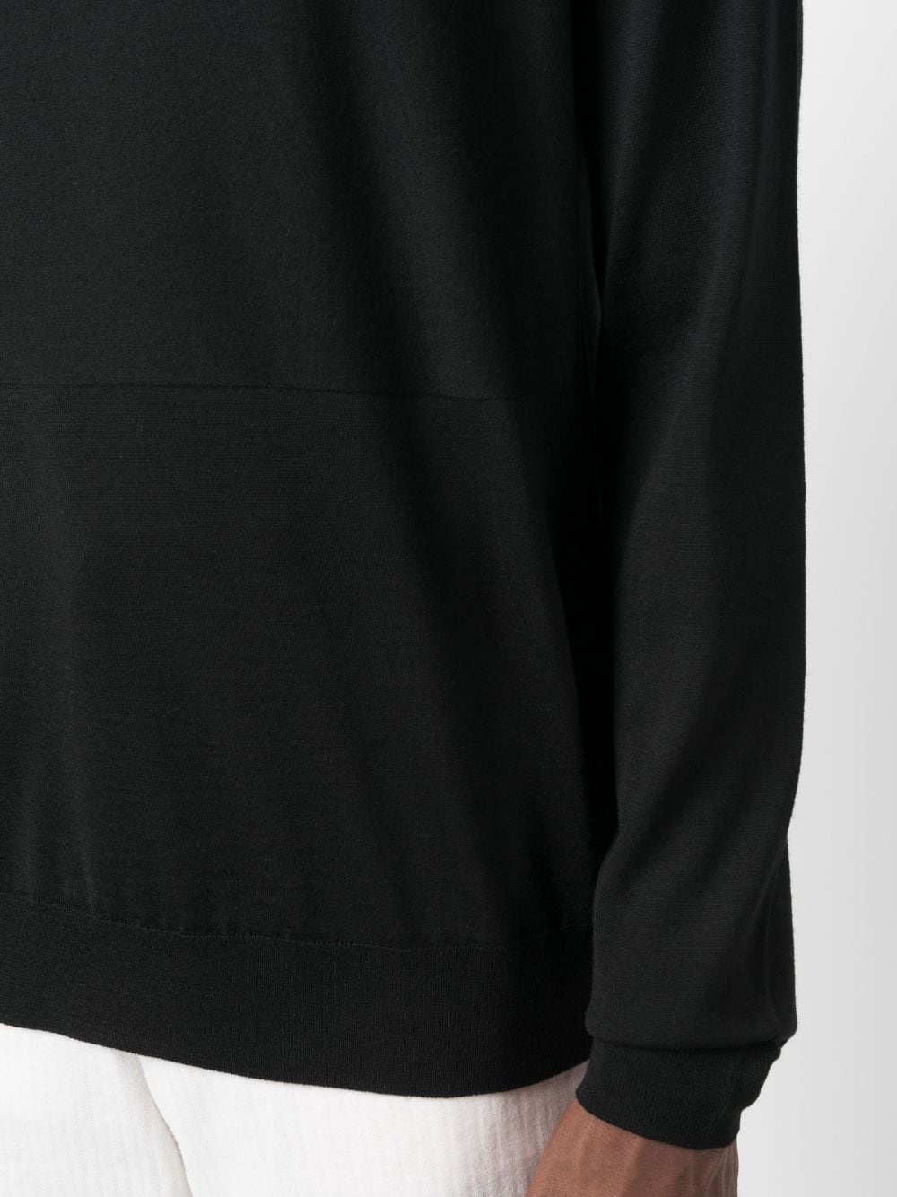 crew neck virgin wool jumper - 5