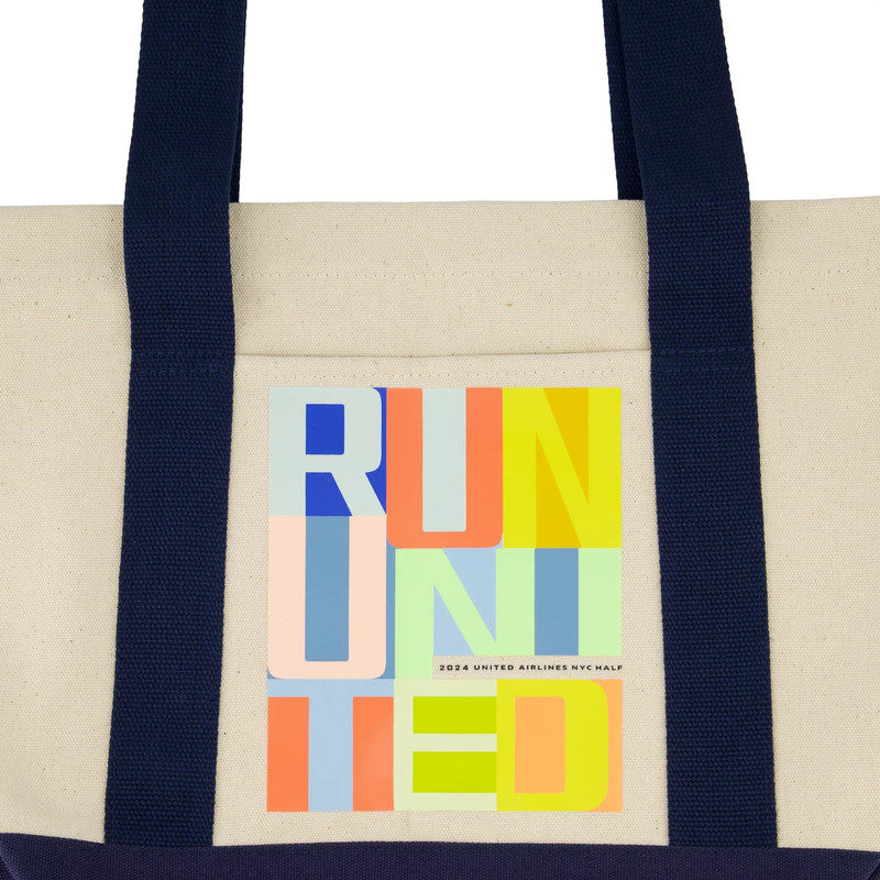 United Airlines Half Canvas Tote 3