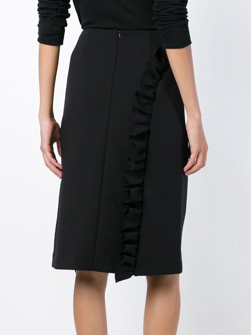 frilled straight skirt 4