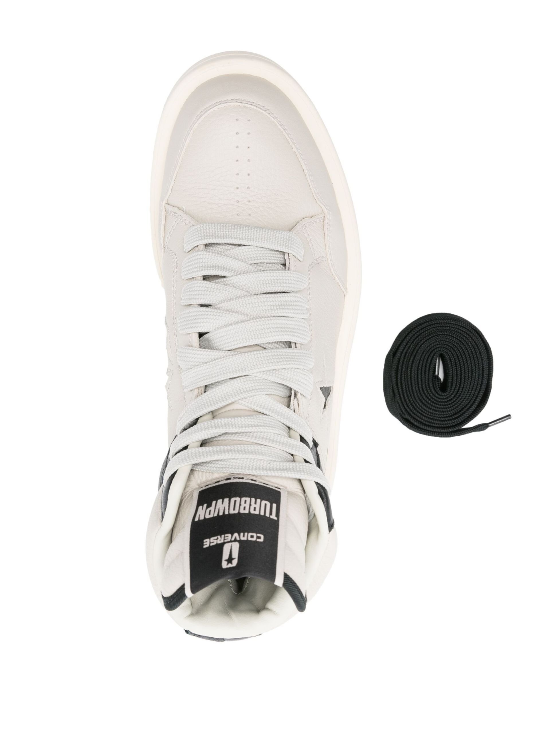 X Converse neutral Turbowpn leather sneakers - 4