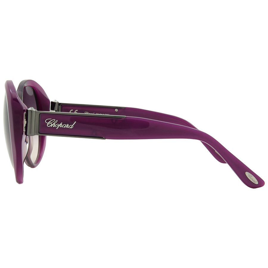 Chopard Purple Gradient Oval Ladies Sunglasses SCH188S 0D78 54 - 3