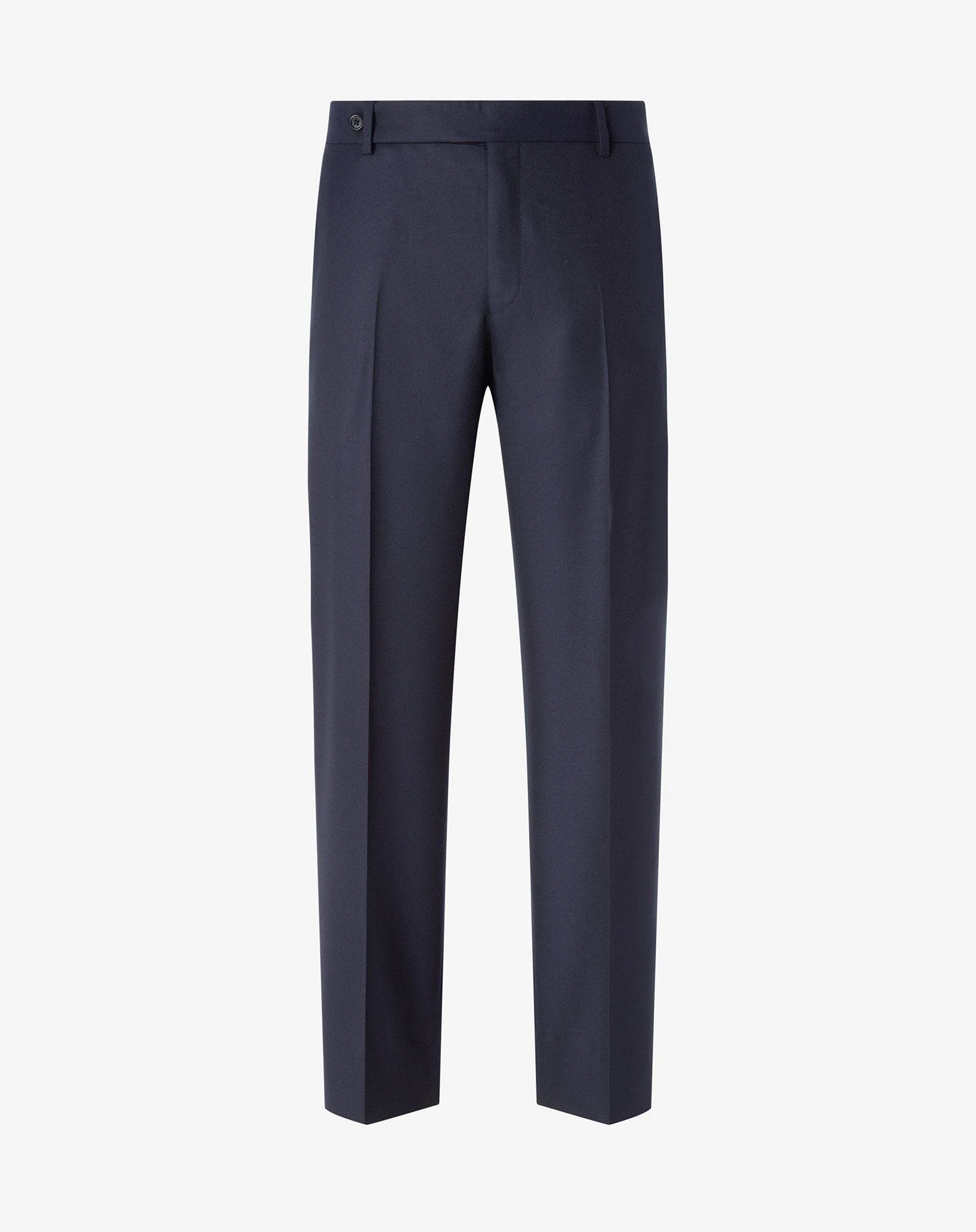 Dark blue pure wool trousers - 1