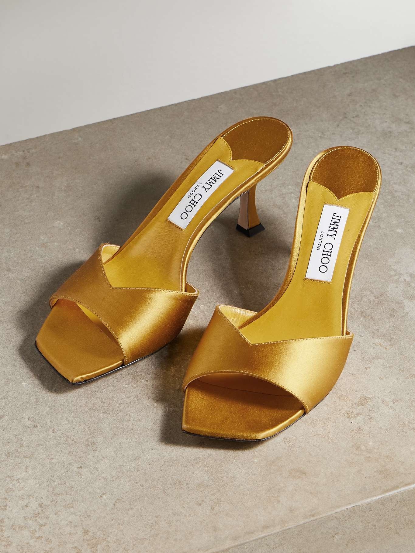 Skye 70mm satin mules - 5