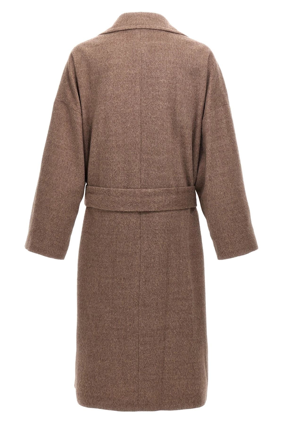 Single-breasted wool coat - 2