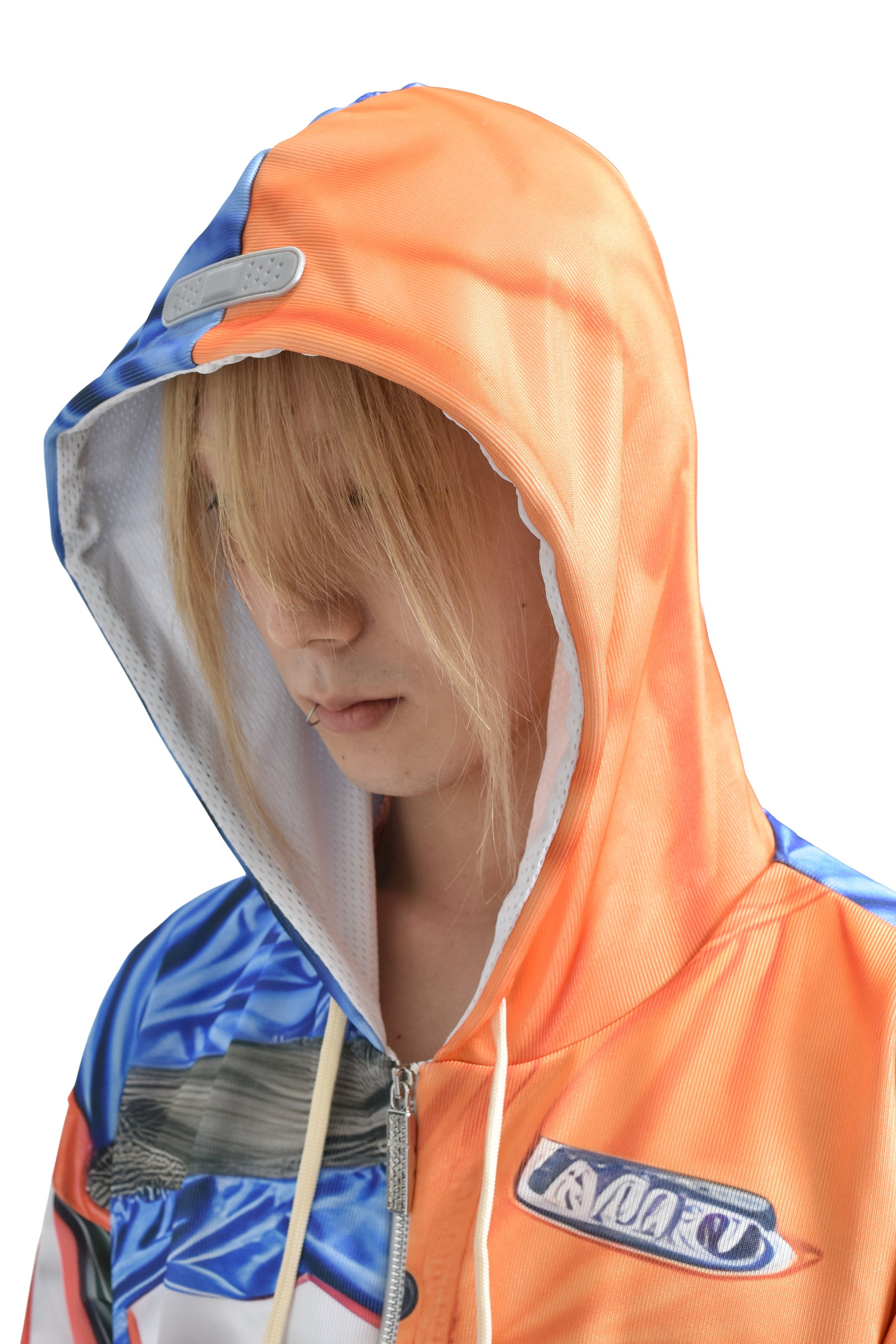 PATCHWORK HOODIE (DOM36 BIS) / ORG - 4