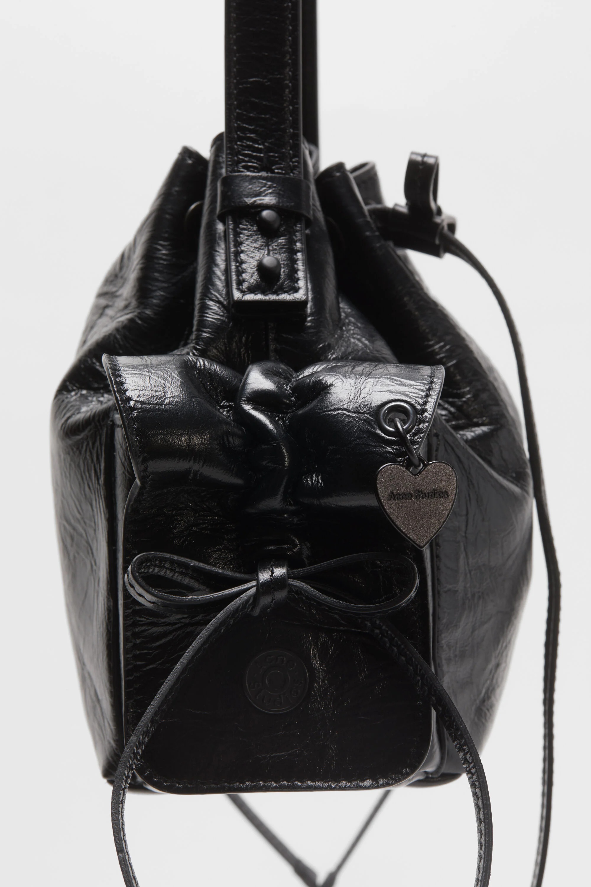Multipocket Mini Bucket Bag - Black - 4