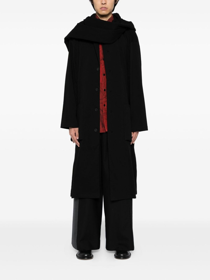 Yohji Yamamoto single-breasted coat outlook