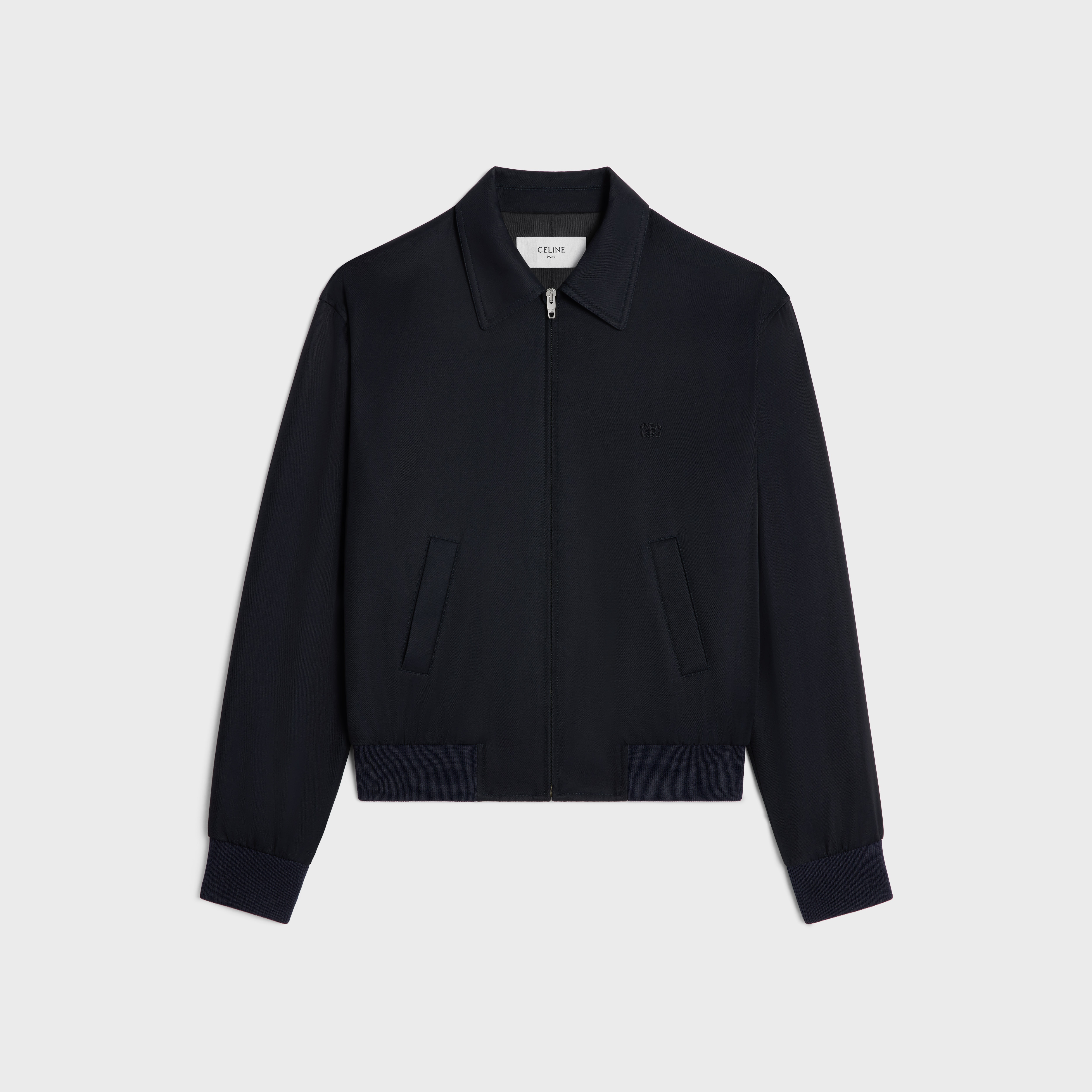CELINE ブルゾンジャケット TRIOMPHE BLOUSON JACKET 2W03D512W TRIOMPHE BLOUSON JACKET IN WOOL TWILL - | CELINE