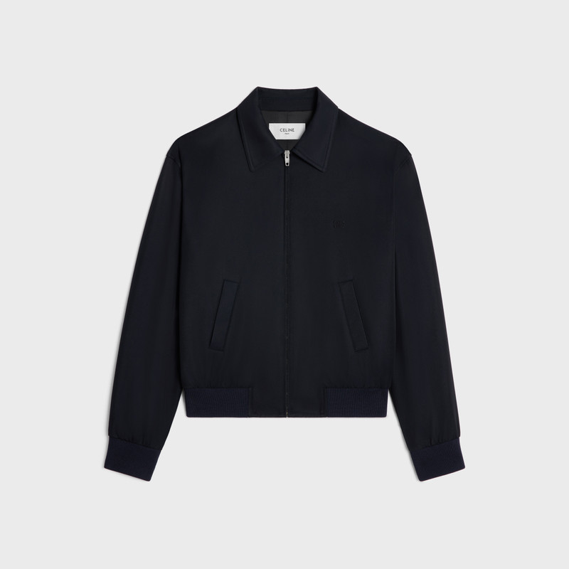 triomphe blouson jacket in rayon twill 1