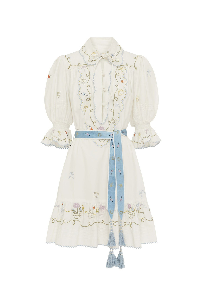 Giulia Embroidered Mini Dress 1