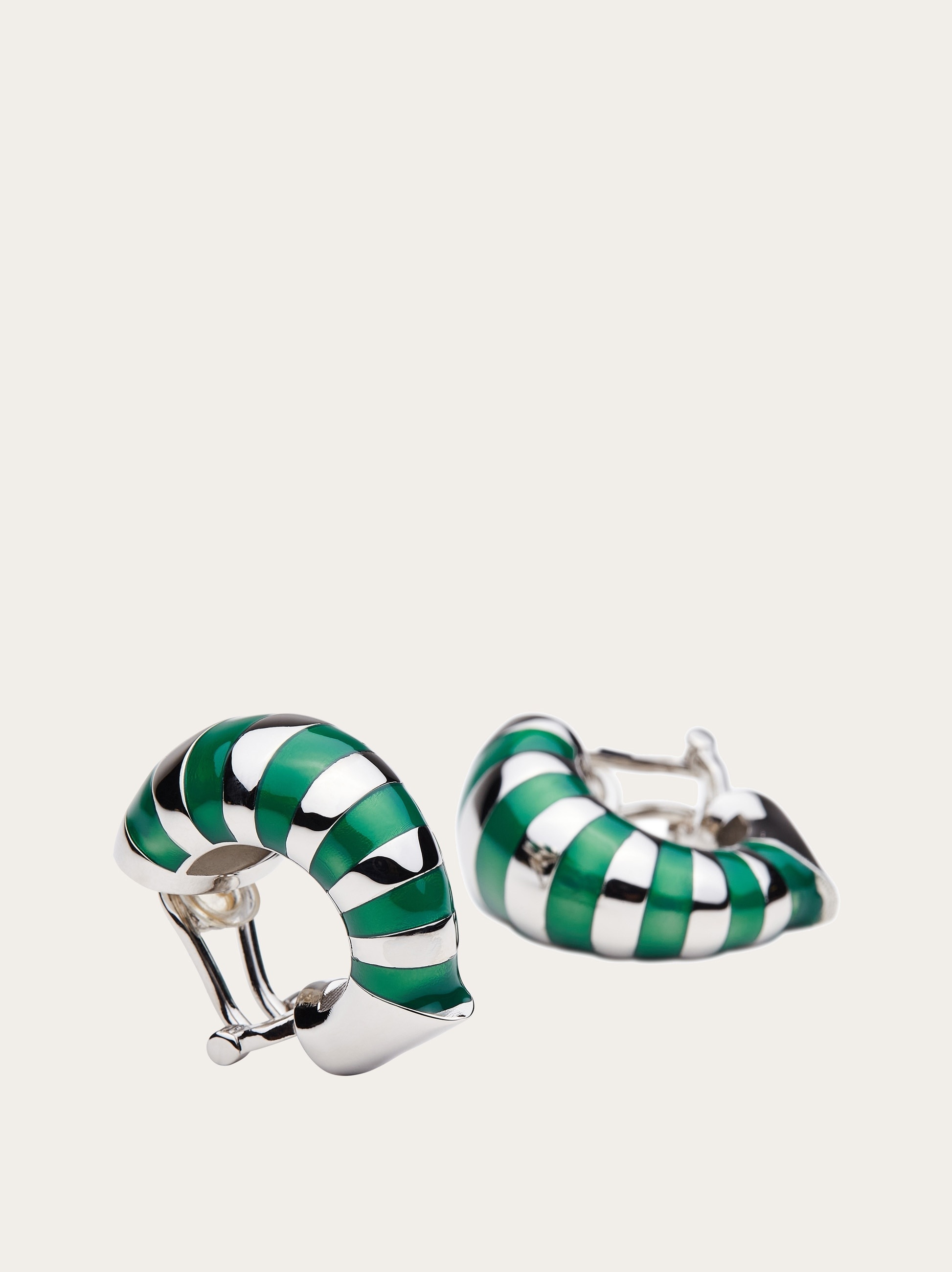 Two tone earrings - 2