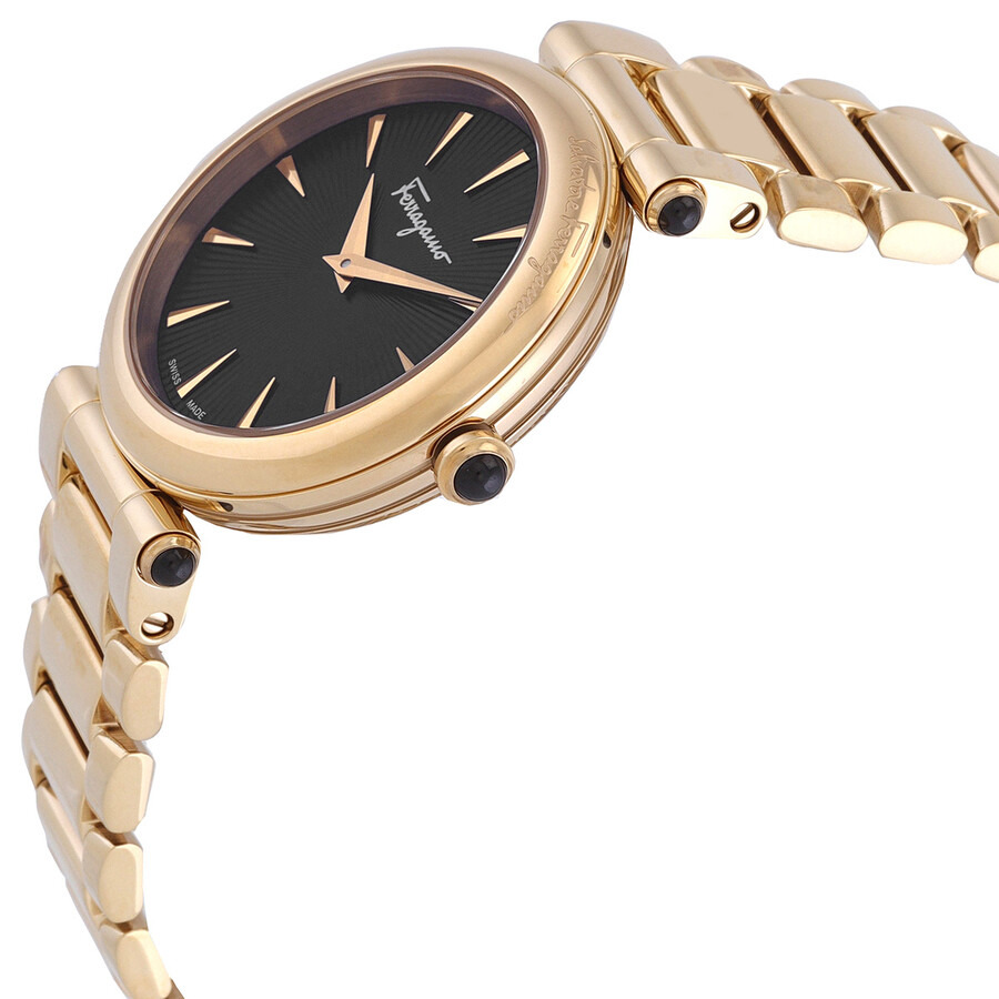 Ferragamo Idillio Quartz Black Dial Ladies Watch SFYP00620 - 2