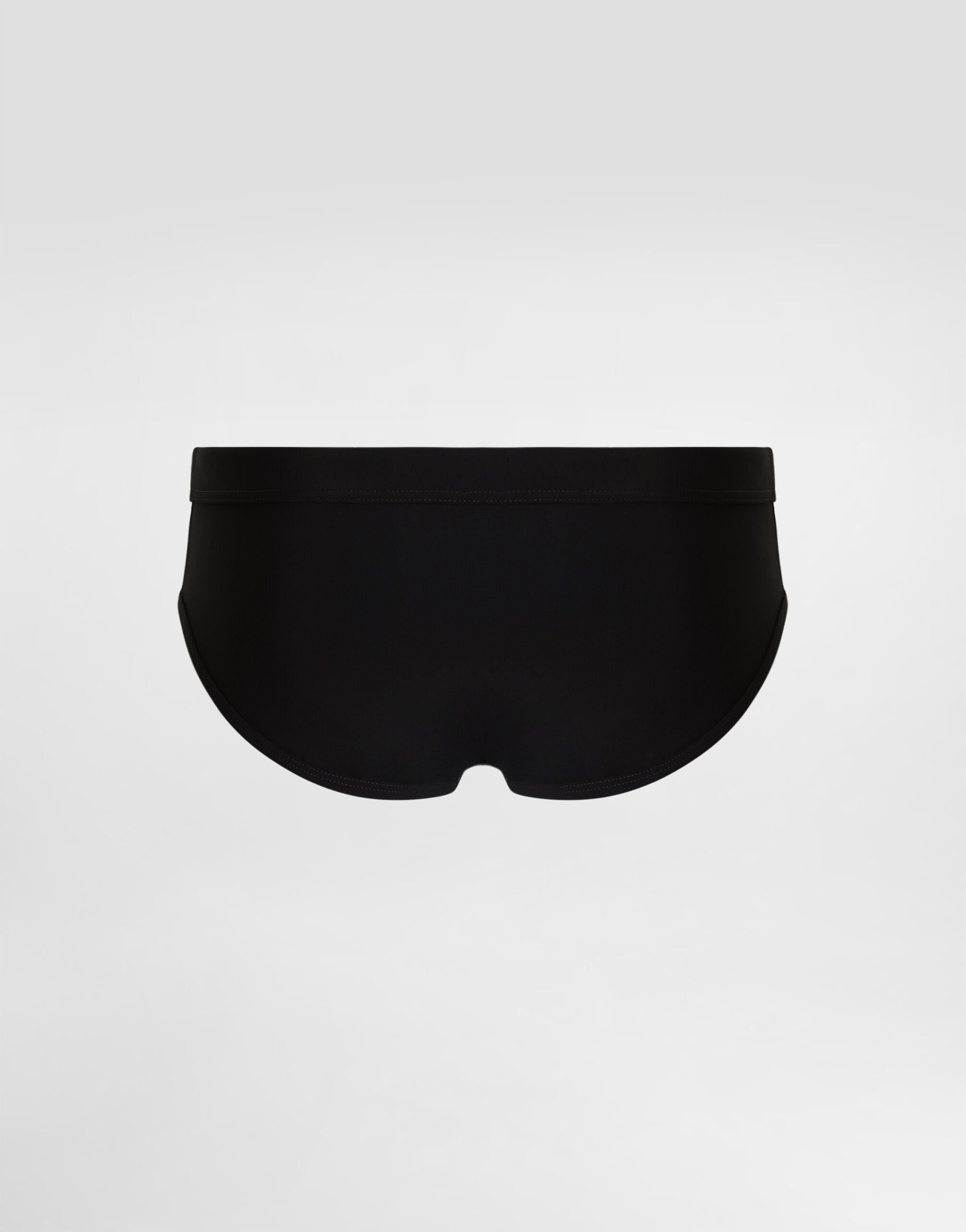 Swim briefs with high-cut leg and branded tag - 2