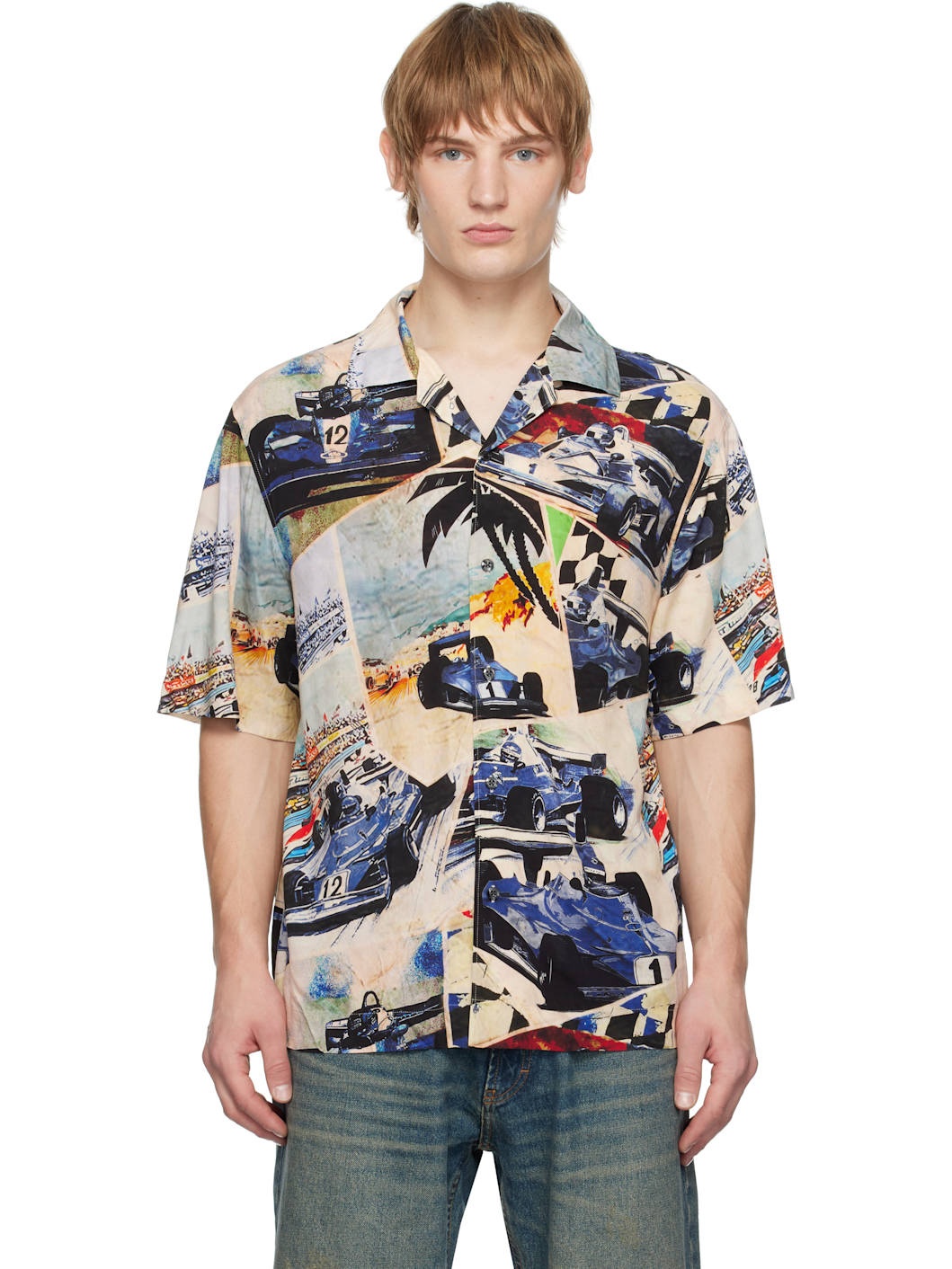Multicolor Car Shirt - 1
