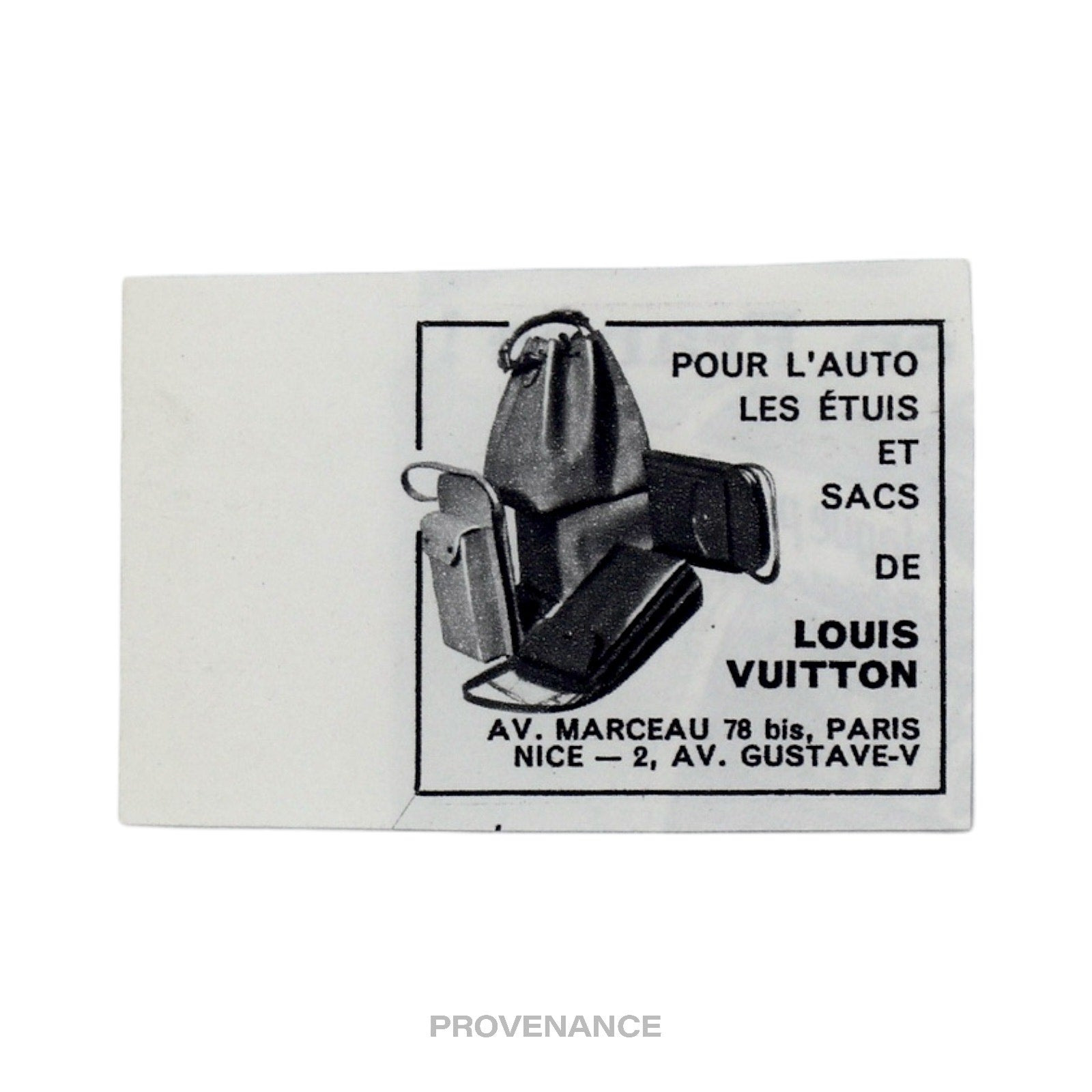 Louis Vuitton Antique Vintage Newsprint Ad - AUTO BAGS - 3