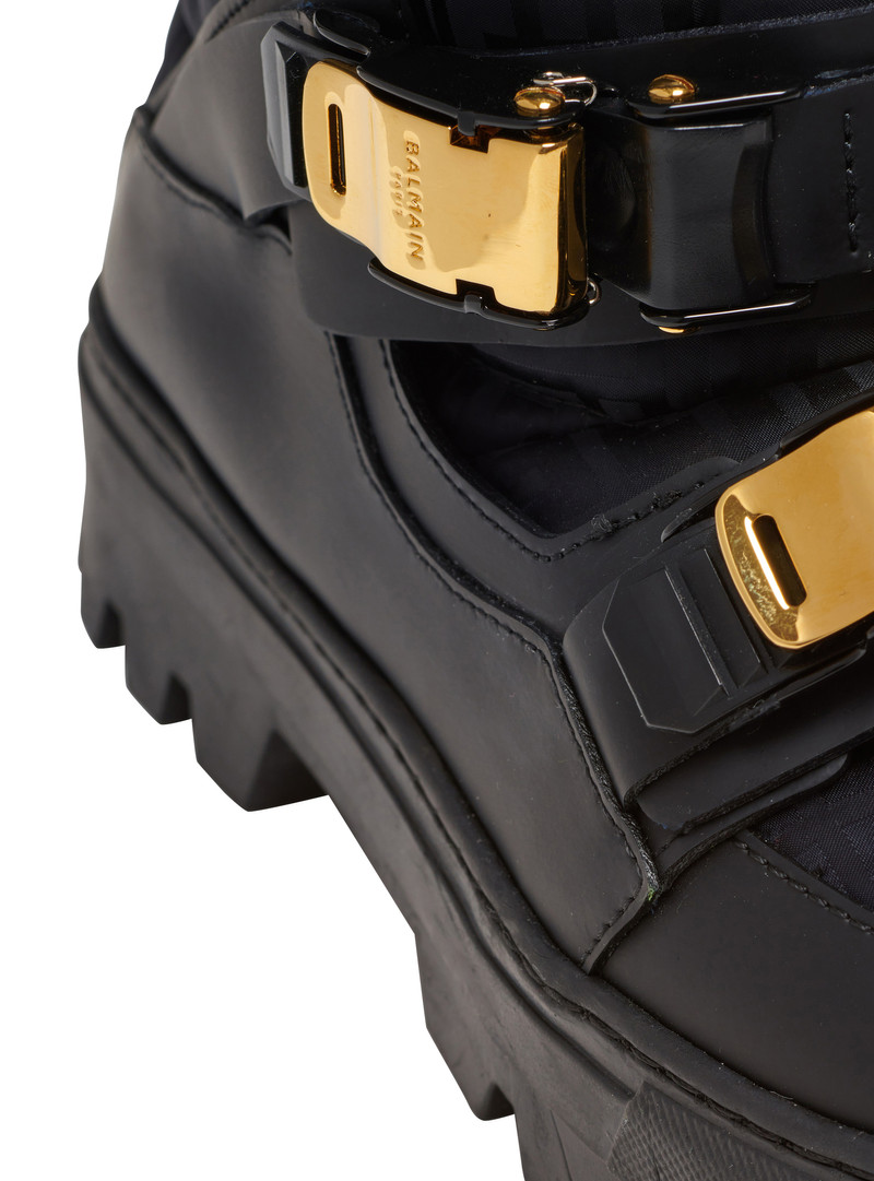 Rossignol Capsule - Balmain monogram nylon après-ski boots 5