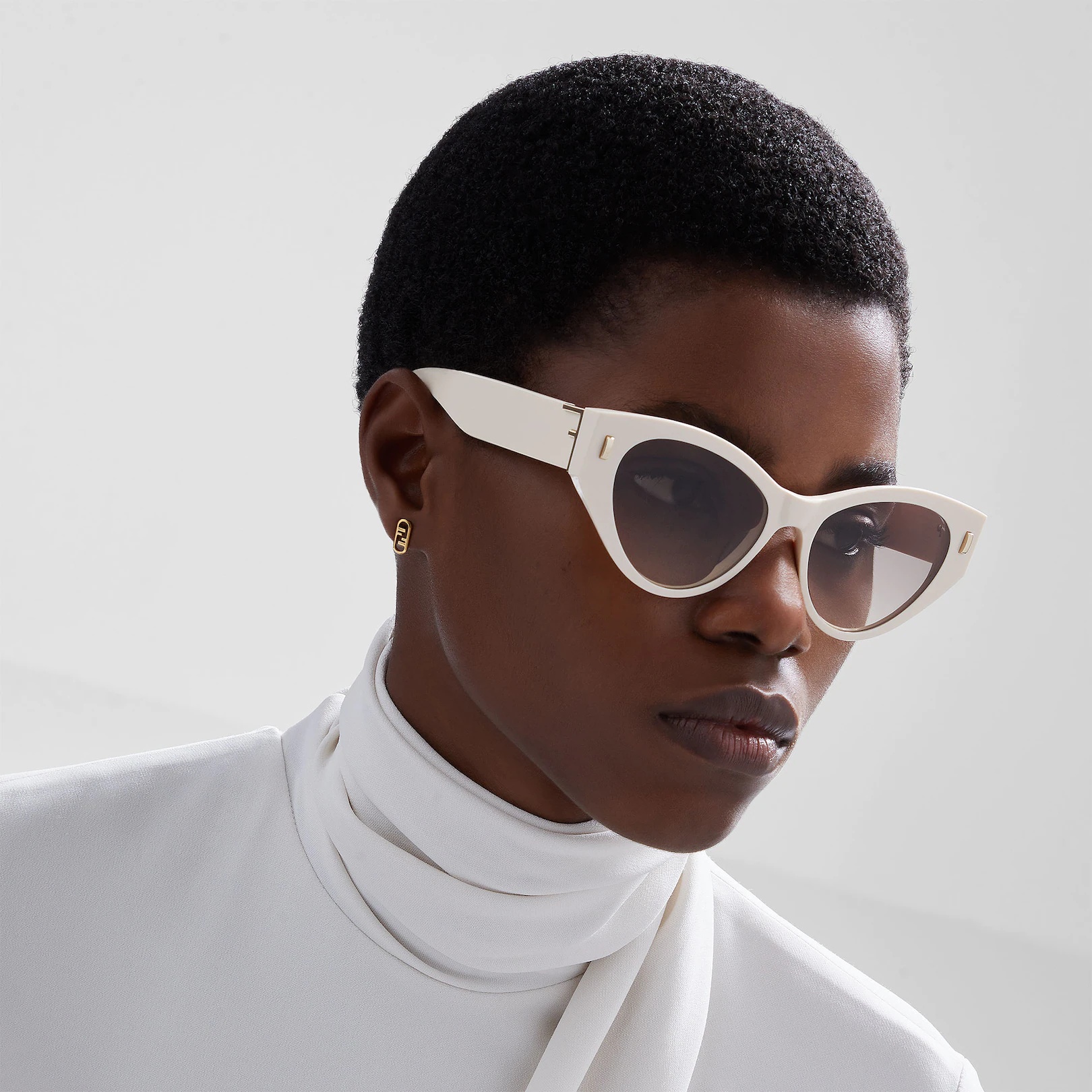 White acetate sunglasses - 4