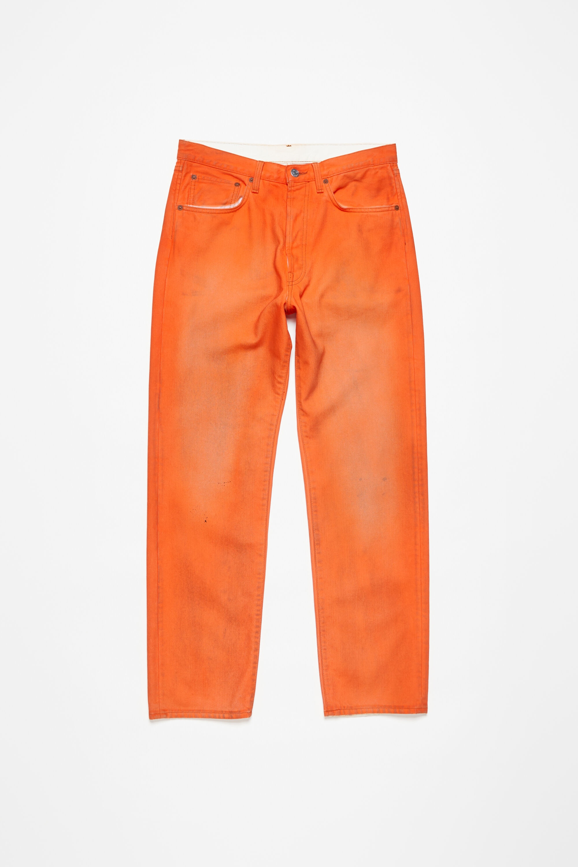 Relaxed fit jeans - 2003 - Neon orange - 1