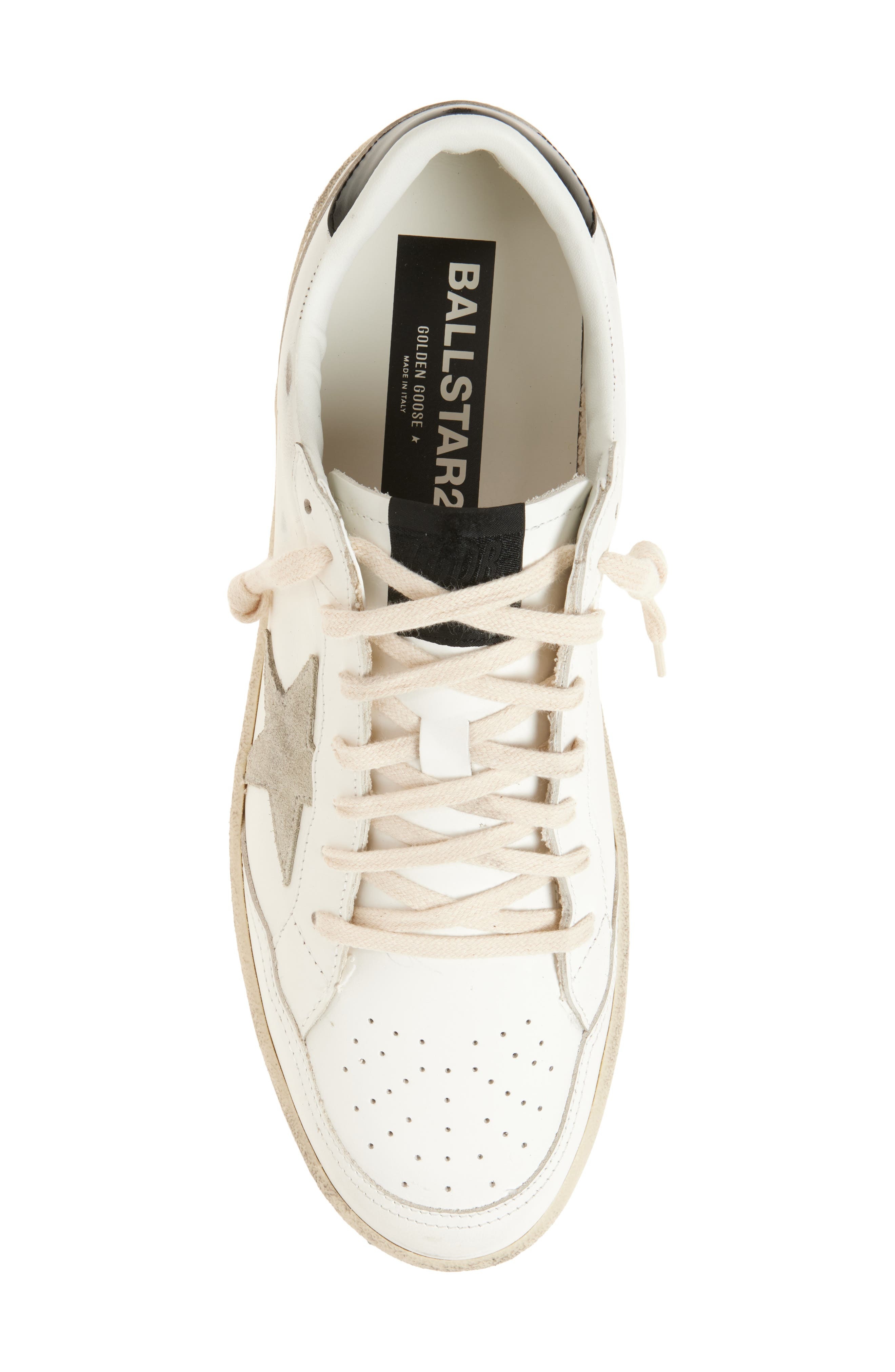 Golden Goose Ball Star 2 Sneaker in White/Ice/Black at Nordstrom - 5