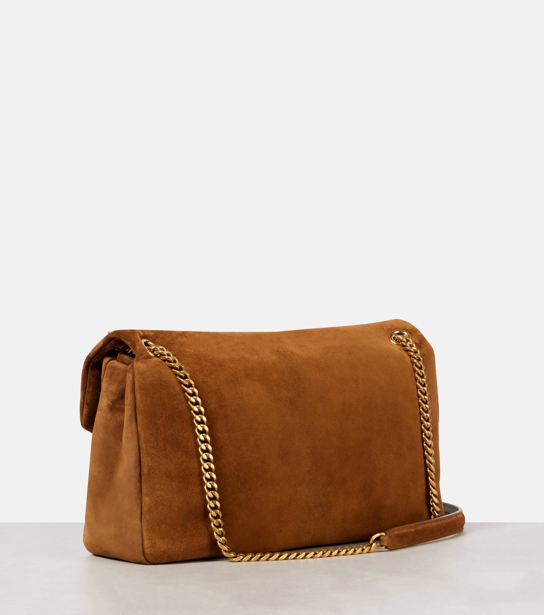 Calypso Large suede shoulder bag - 4