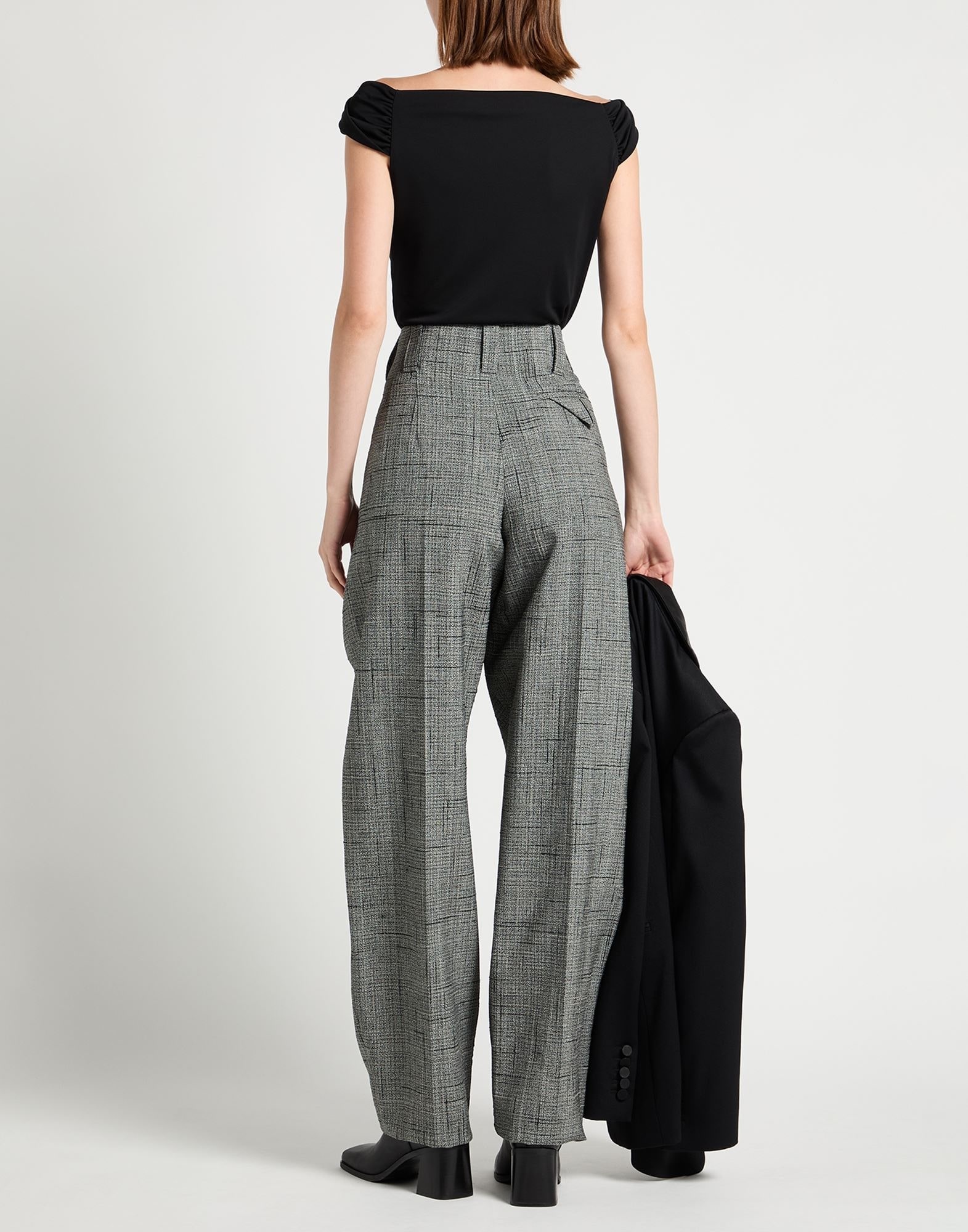 Black Women's Casual Pants - 3