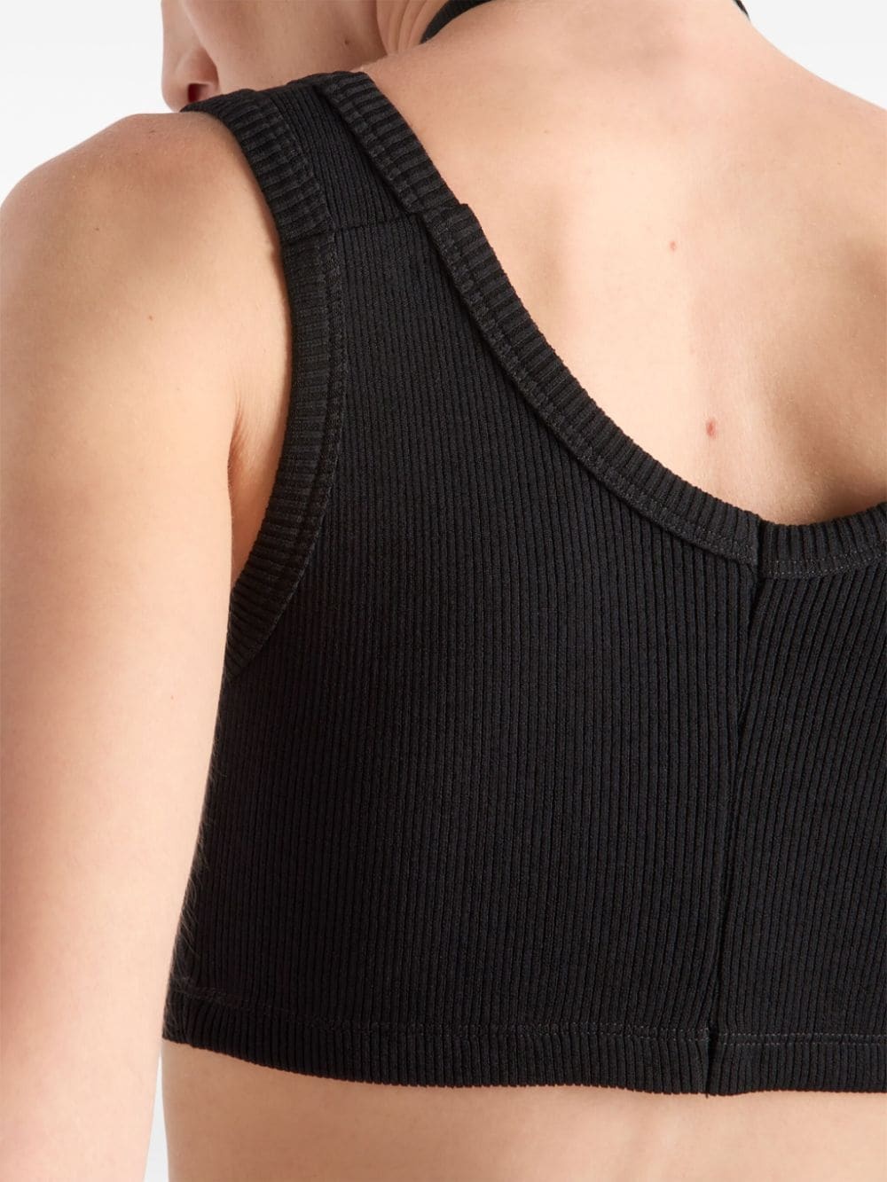 triangle-logo tank top - 5