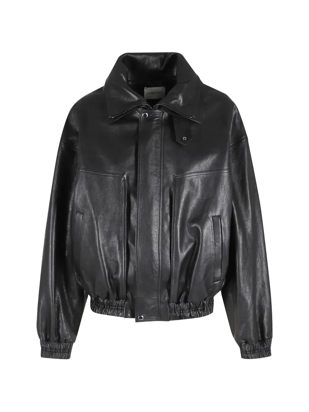 Magda Butrym Women Leather Aviator Jacket - 1