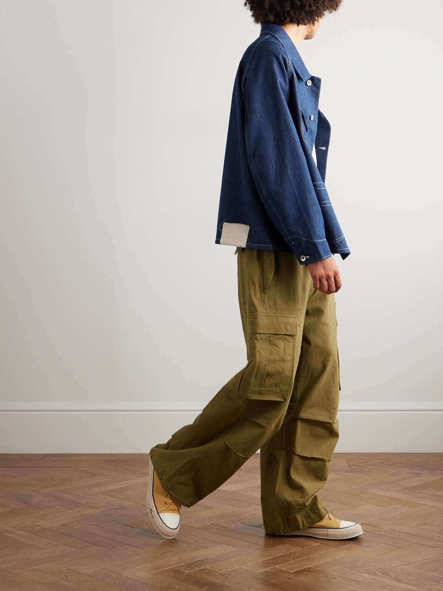 Wonky-Wear Circuit Indigo-Dyed Organic Denim Jacket - 2
