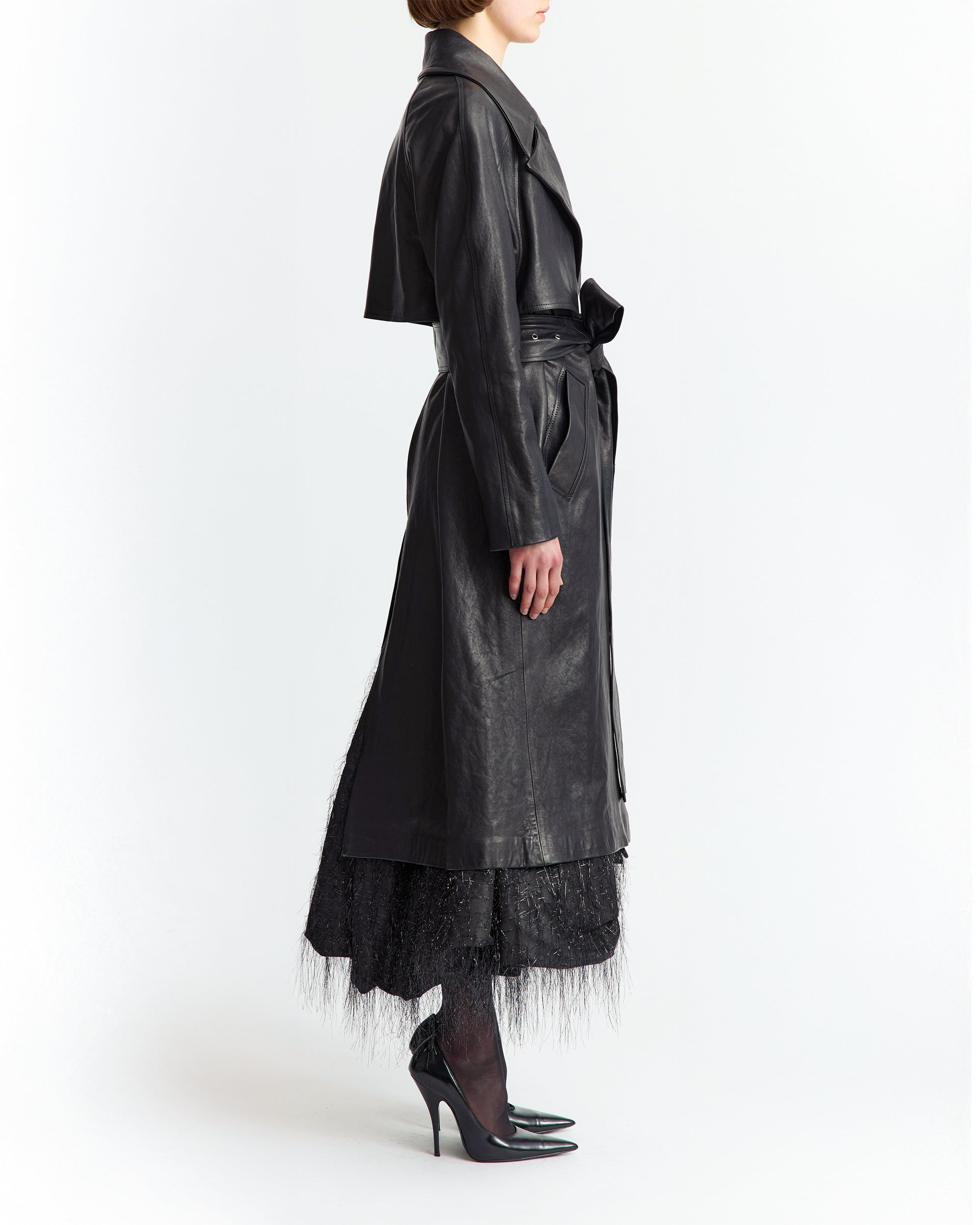 PALMI COAT IN LEATHER - 4