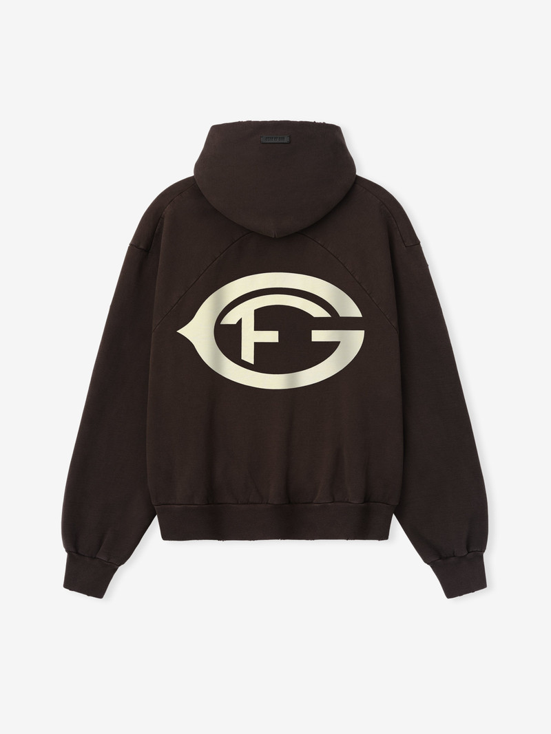F Of G Classic Half Raglan Hoodie W/ Pocket 5