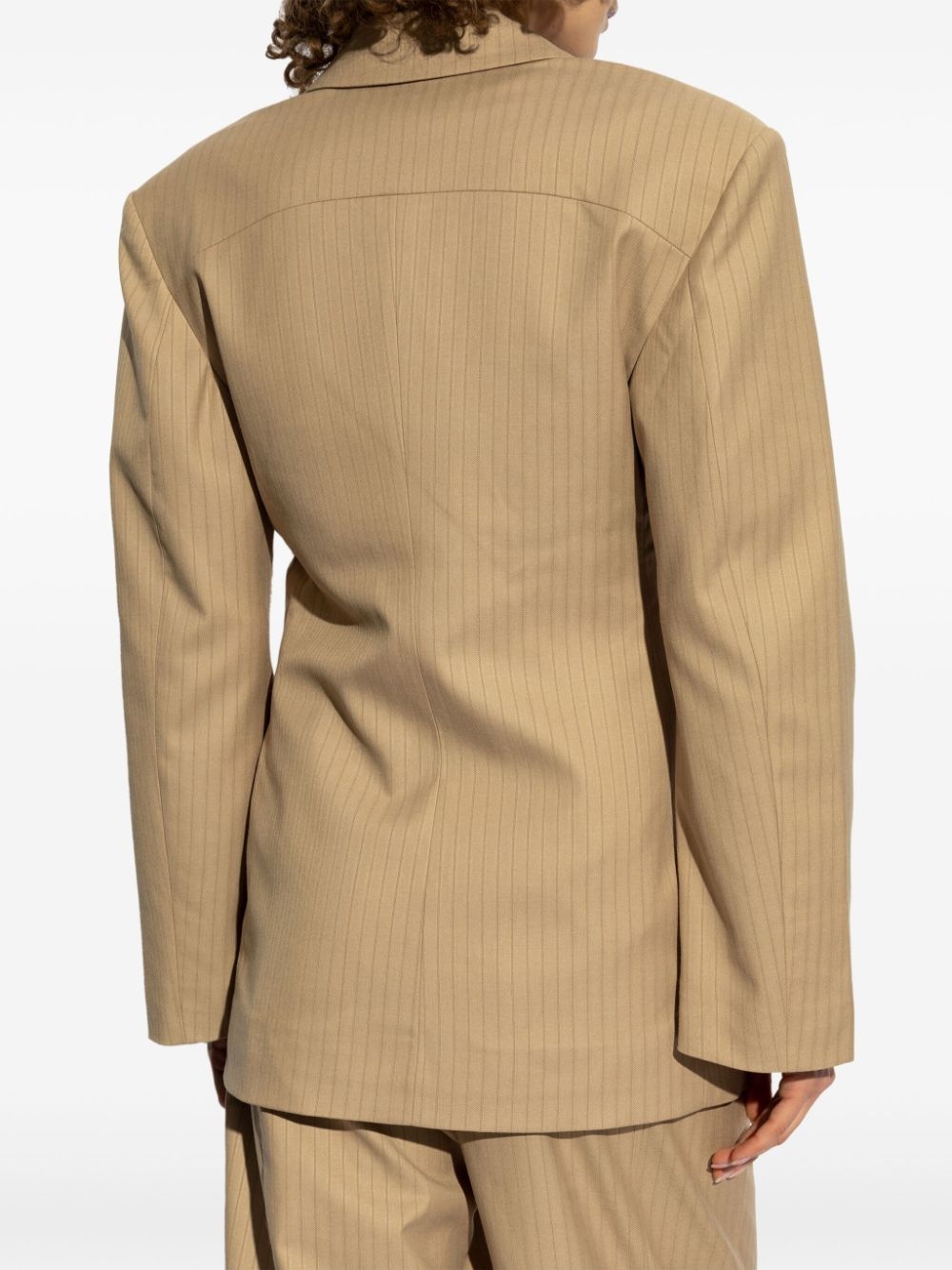striped blazer - 4