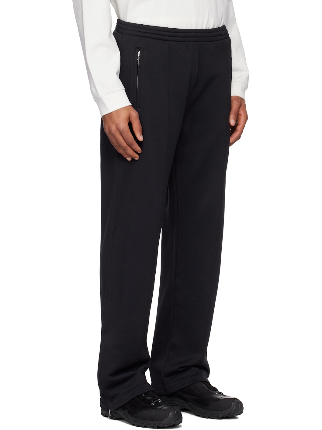 Black Track Sweatpants - 2