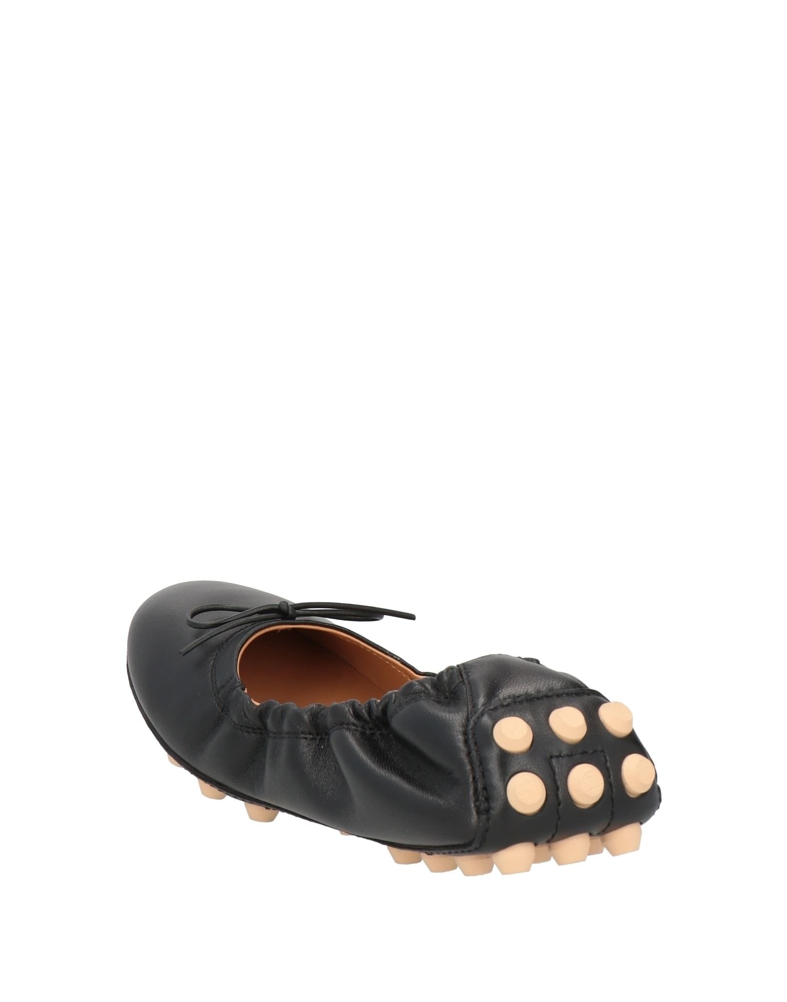 Black Women's Ballet Flats - 3