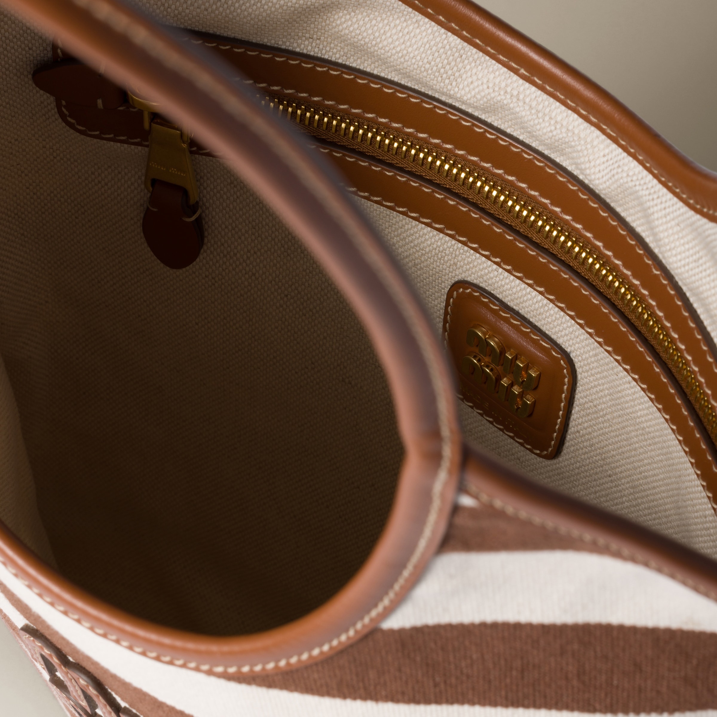 IVY canvas and leather bag - 6