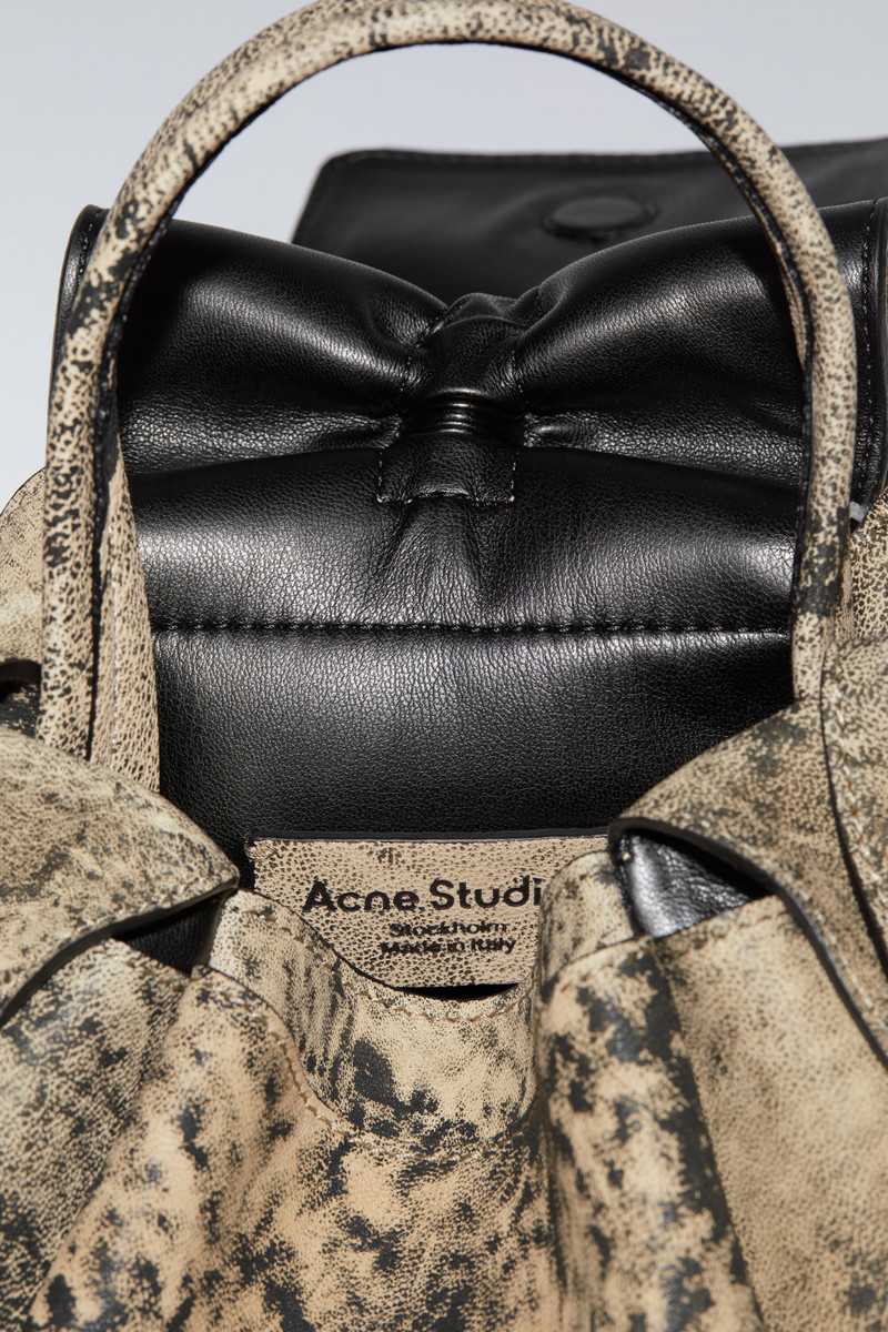 Multipocket mini bag - Beige/green 4