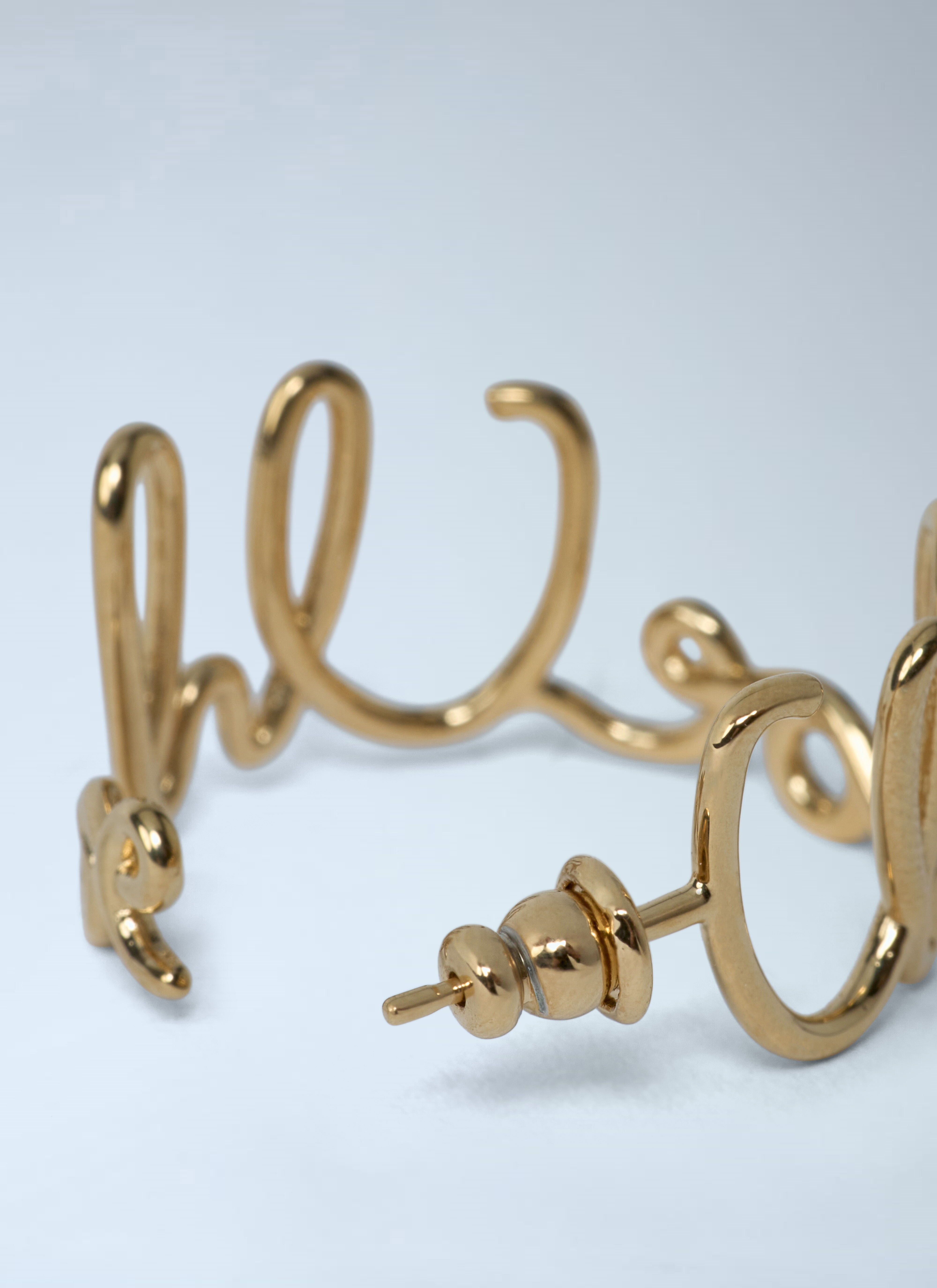 Logo Motif Hoop Earrings - 2