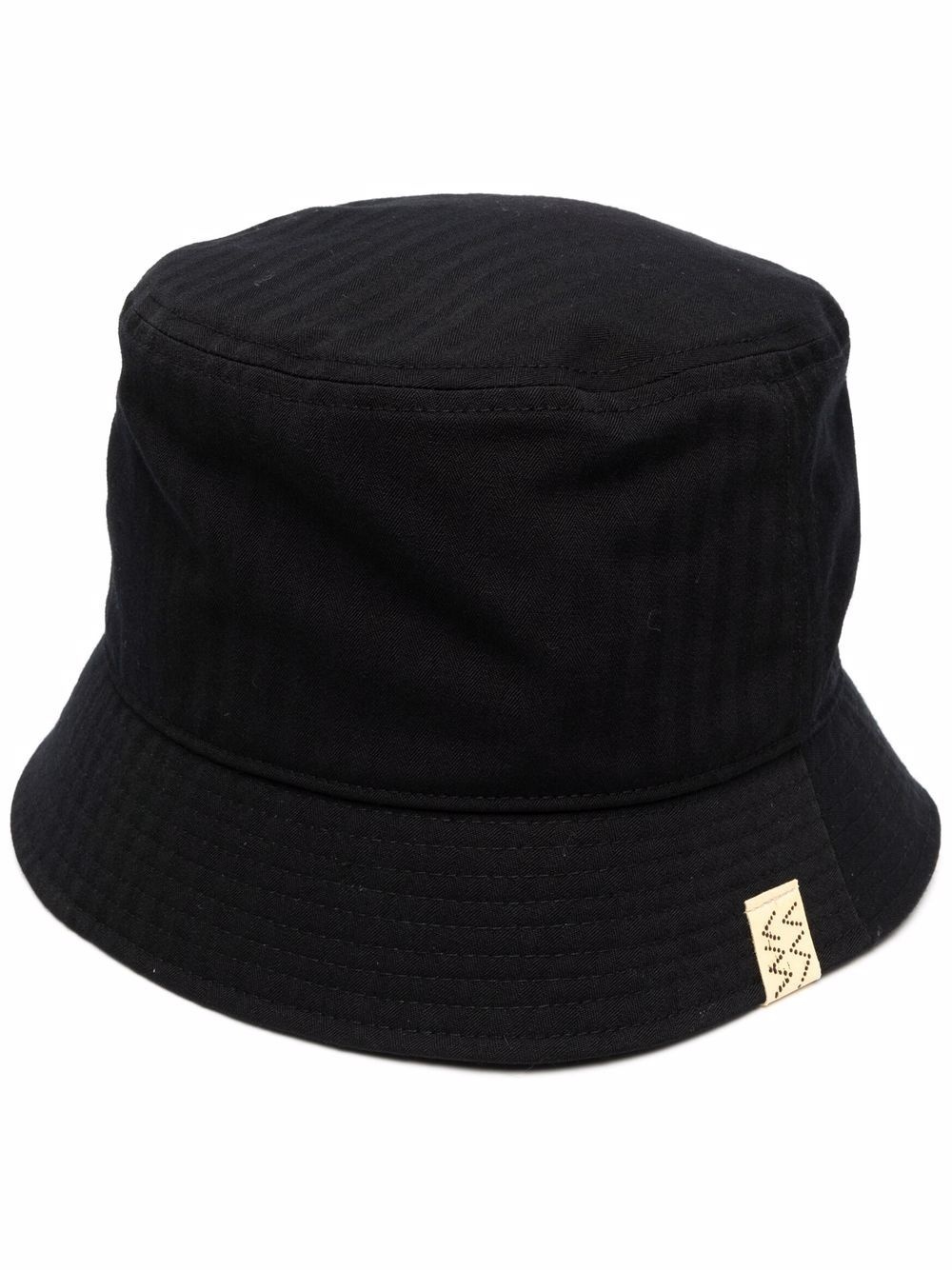 logo patch bucket hat - 1