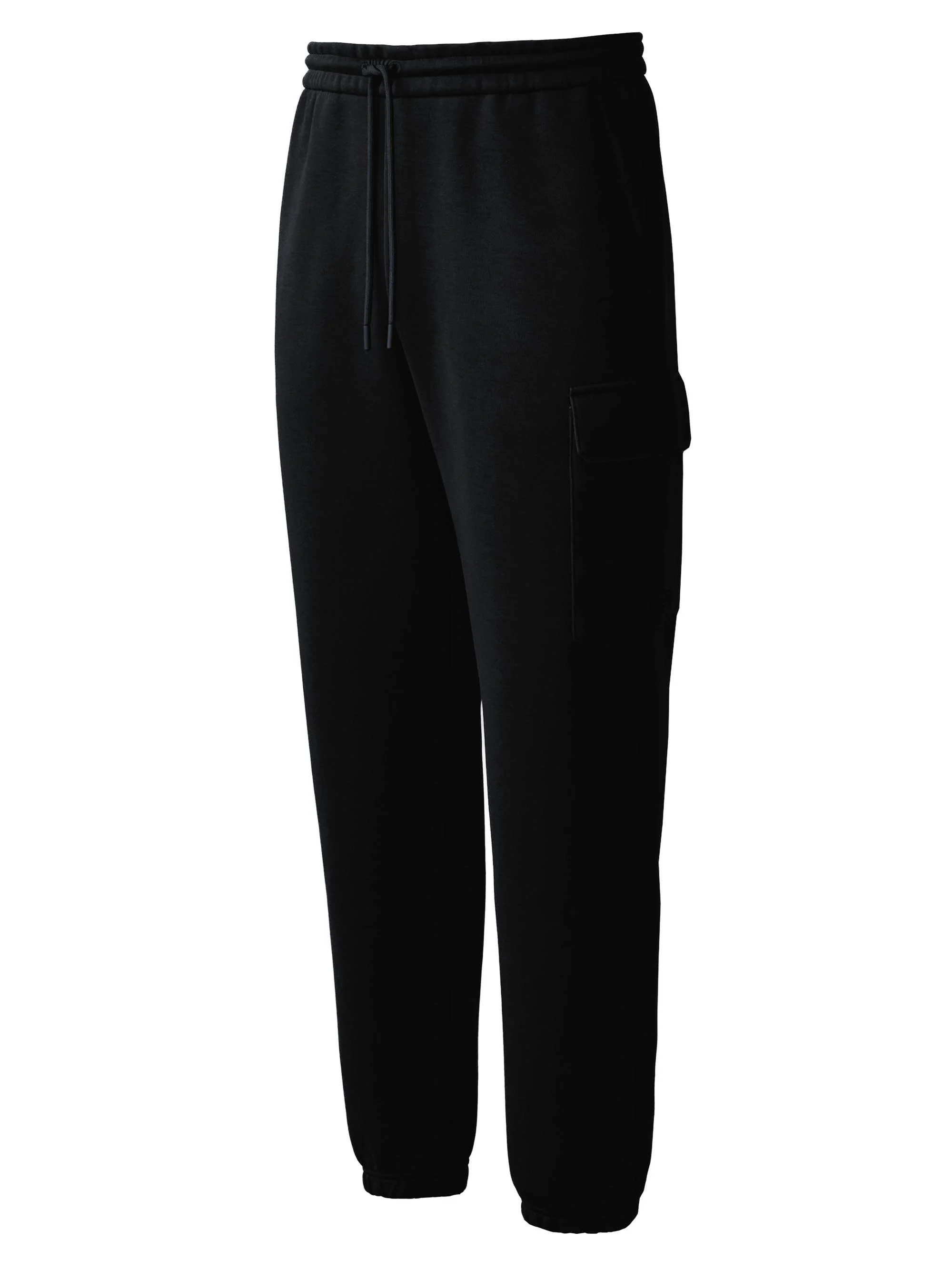Men's Marvin Cotton-Blend Drawstring Track Pants - Black - 1