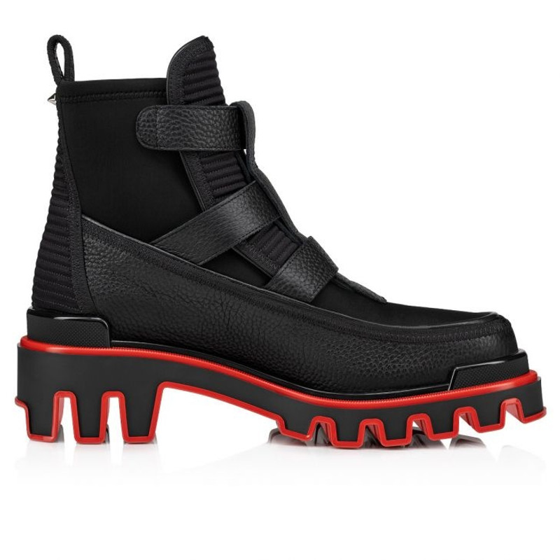 Christian Louboutin Buckle Dune man Black outlook
